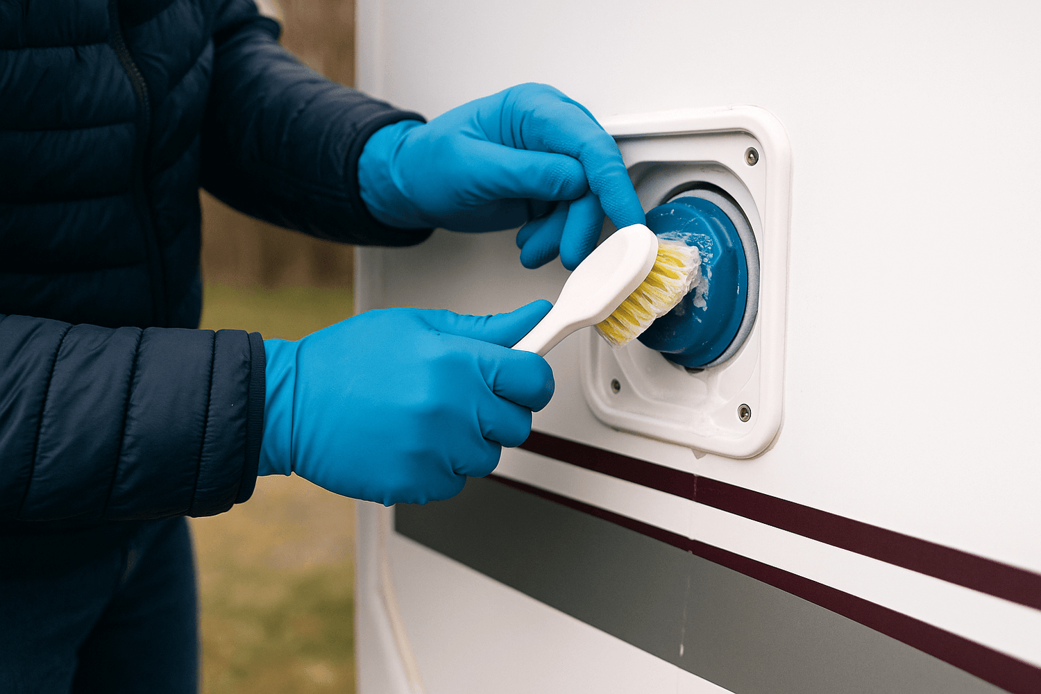 Wassertank reinigen im Wohnmobil