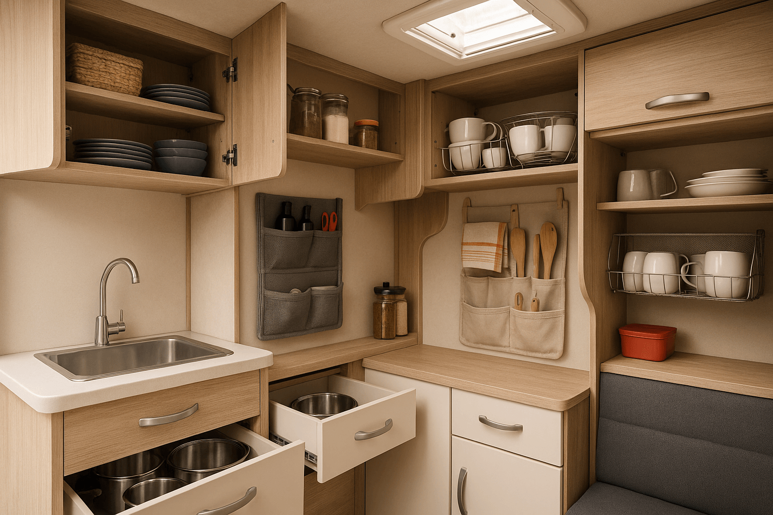 Wohnmobil Stauraum Ideen