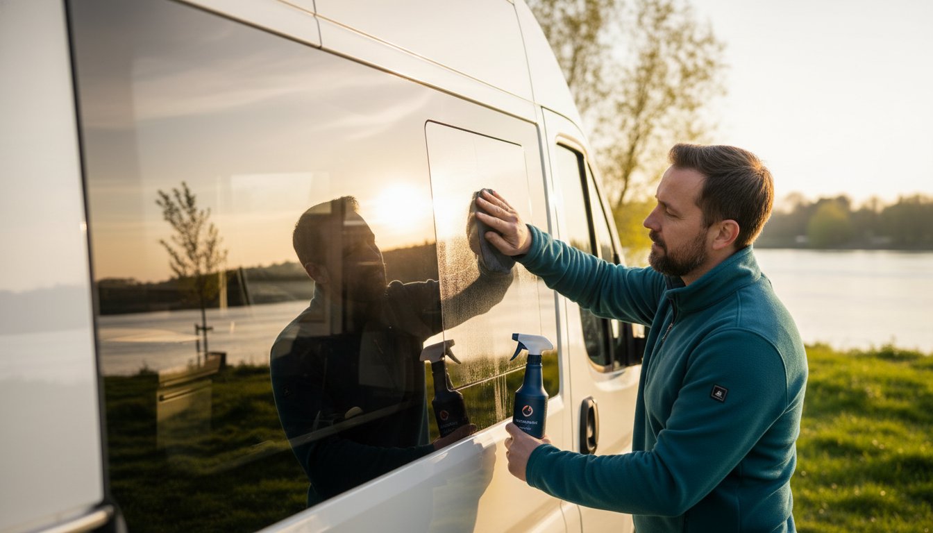 Reinigungsmittel für Wohnmobil-Acrylglas: Der Guide für glasklare Sicht ohne Kratzer