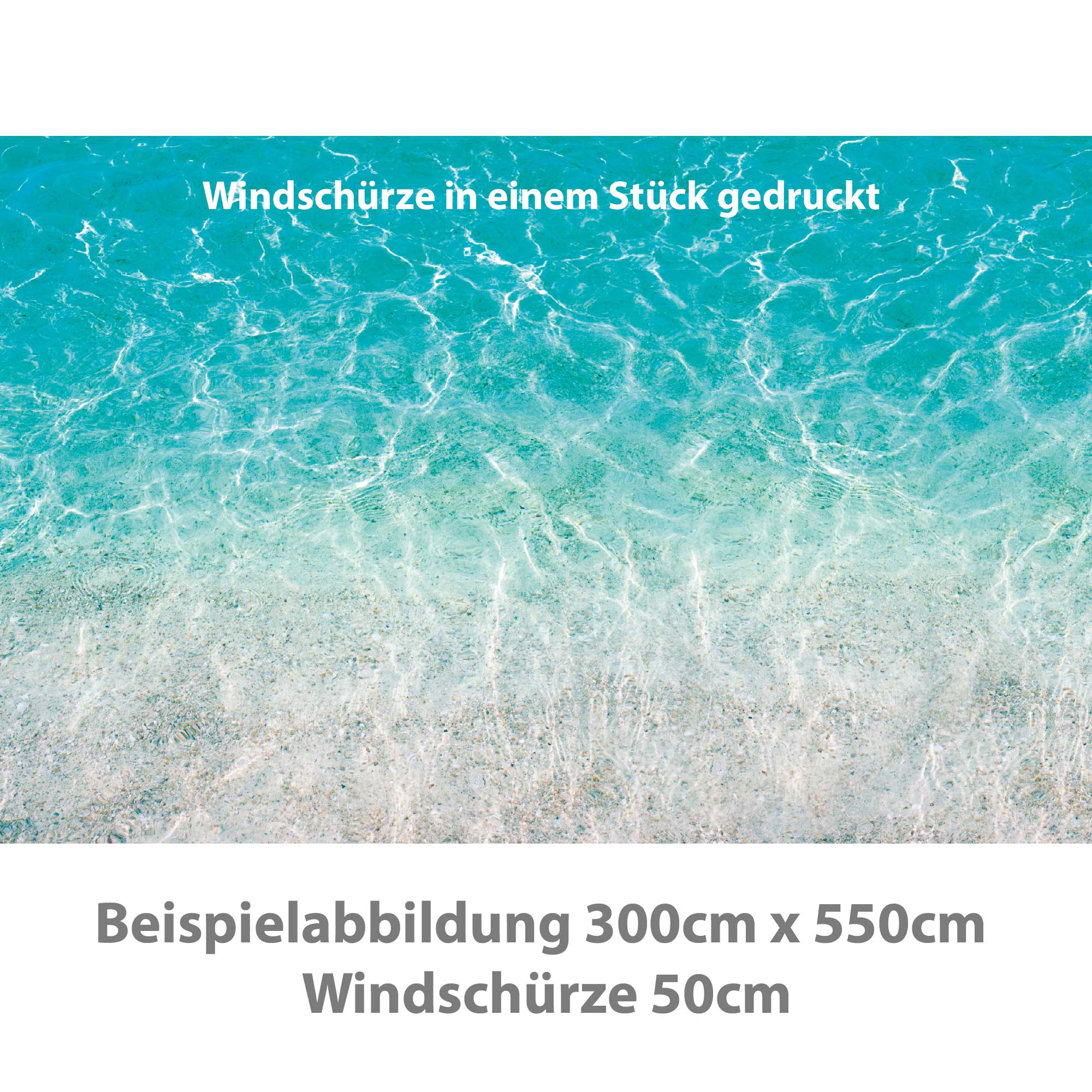 Einteiliger PVC Vorzeltteppich - "Kroatien"