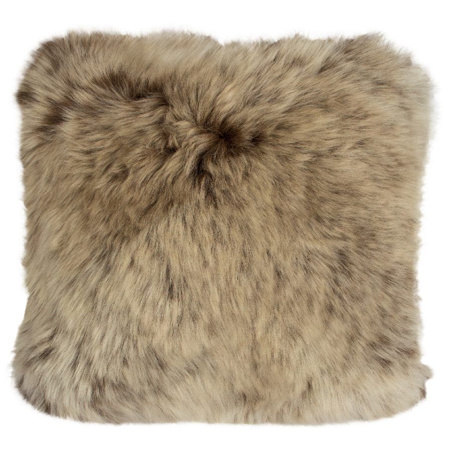 Lammfell-Kissen 45 × 45 cm