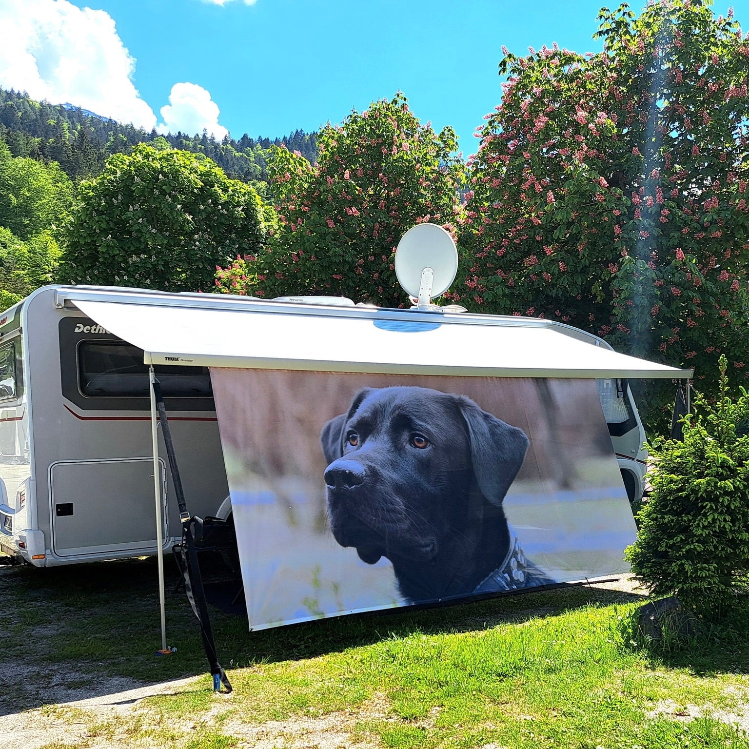Personalized awning | Textile material 200cm high