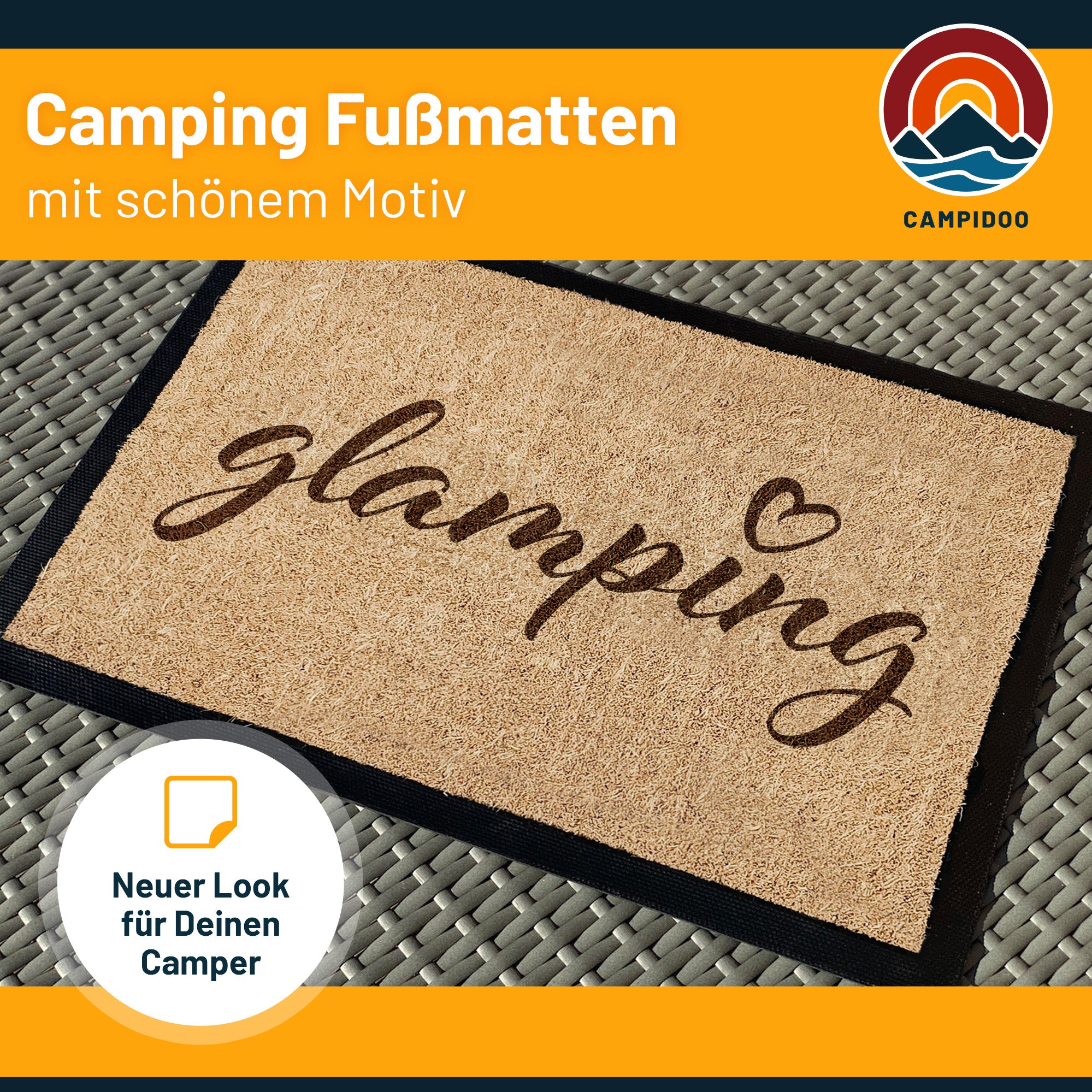 Camping Fussmatte "Glamping 2"