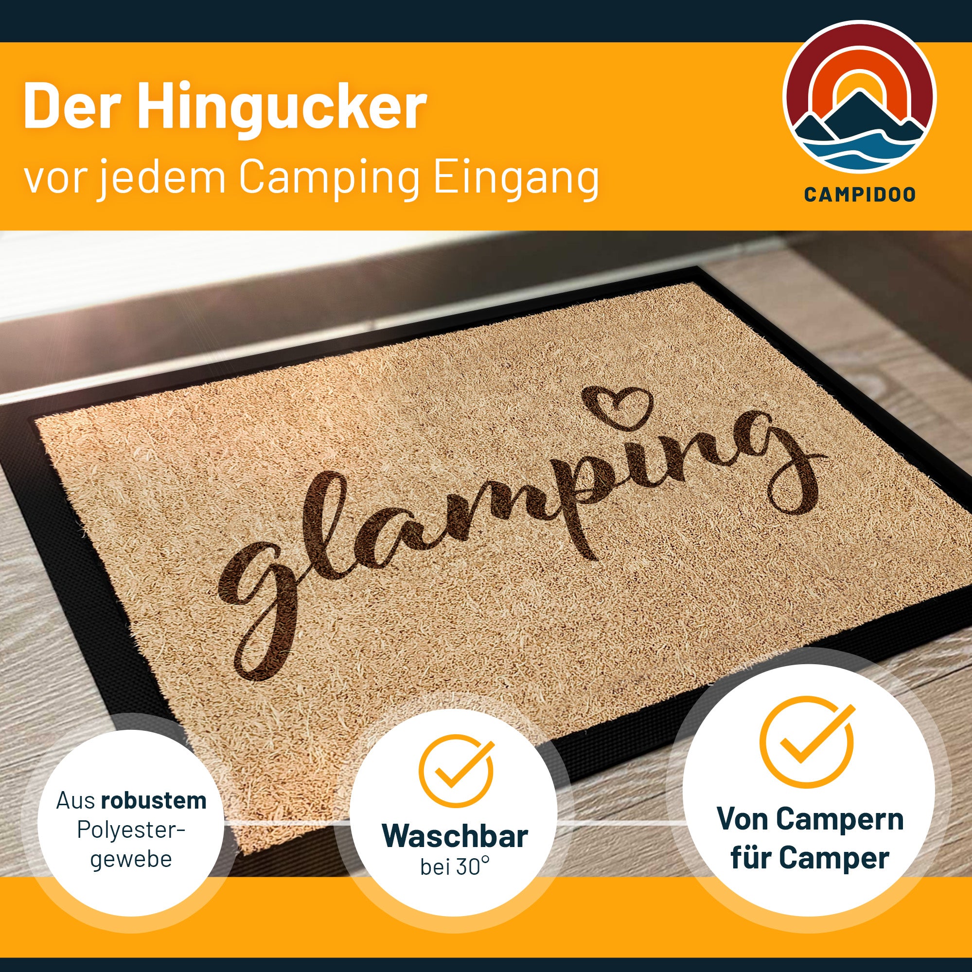 Camping Fussmatte "Glamping 2"