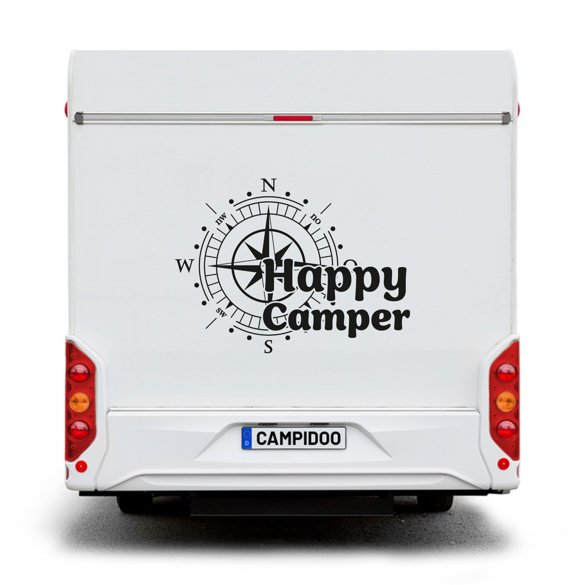 Adhesivo de camping "Hacia el mar"