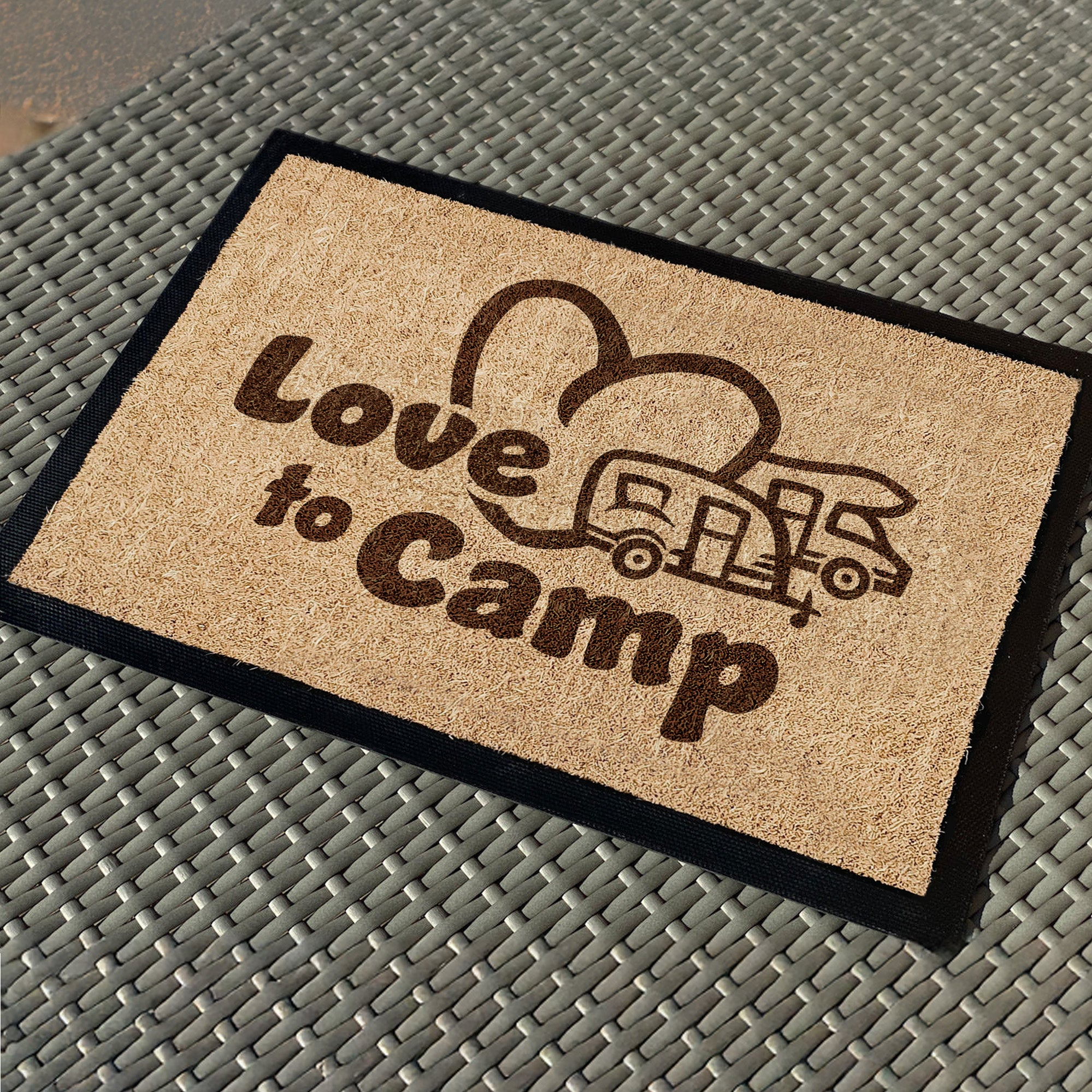 Camping Fussmatte "Love2Camp"