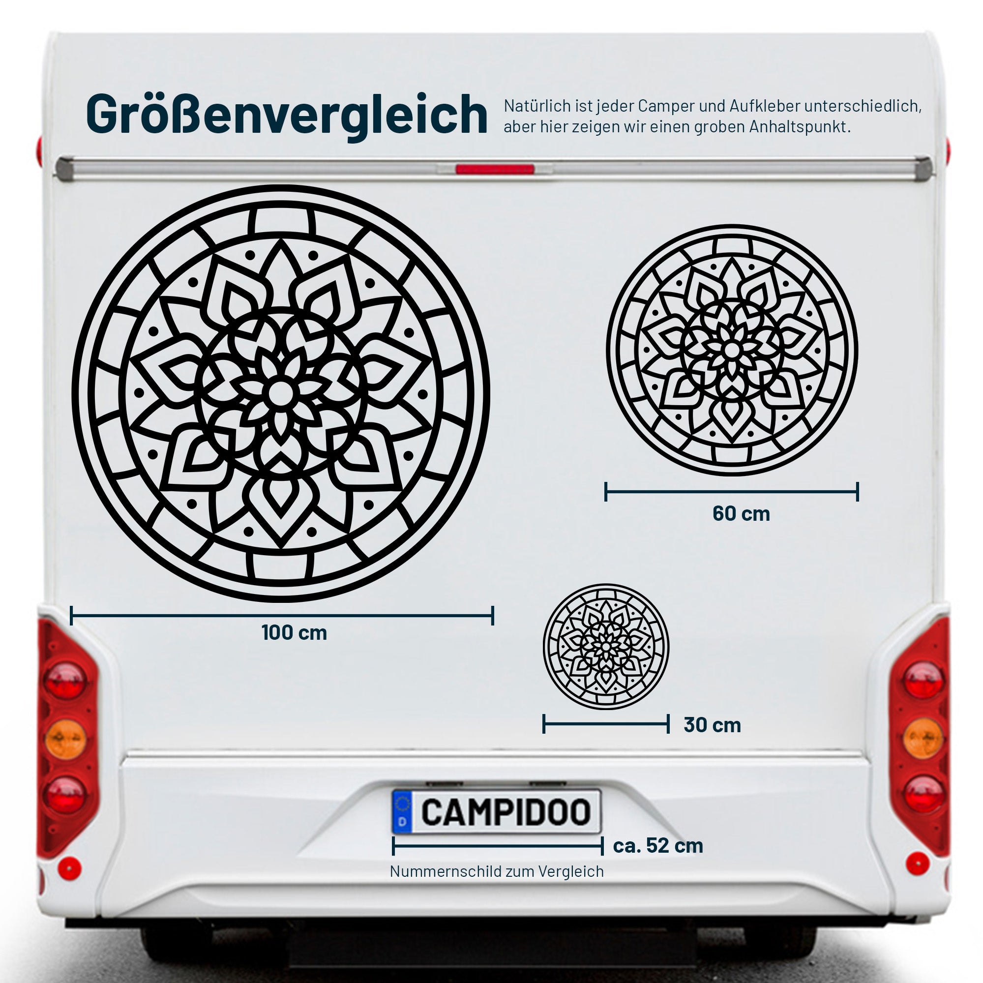 Aufkleber „Mandala“