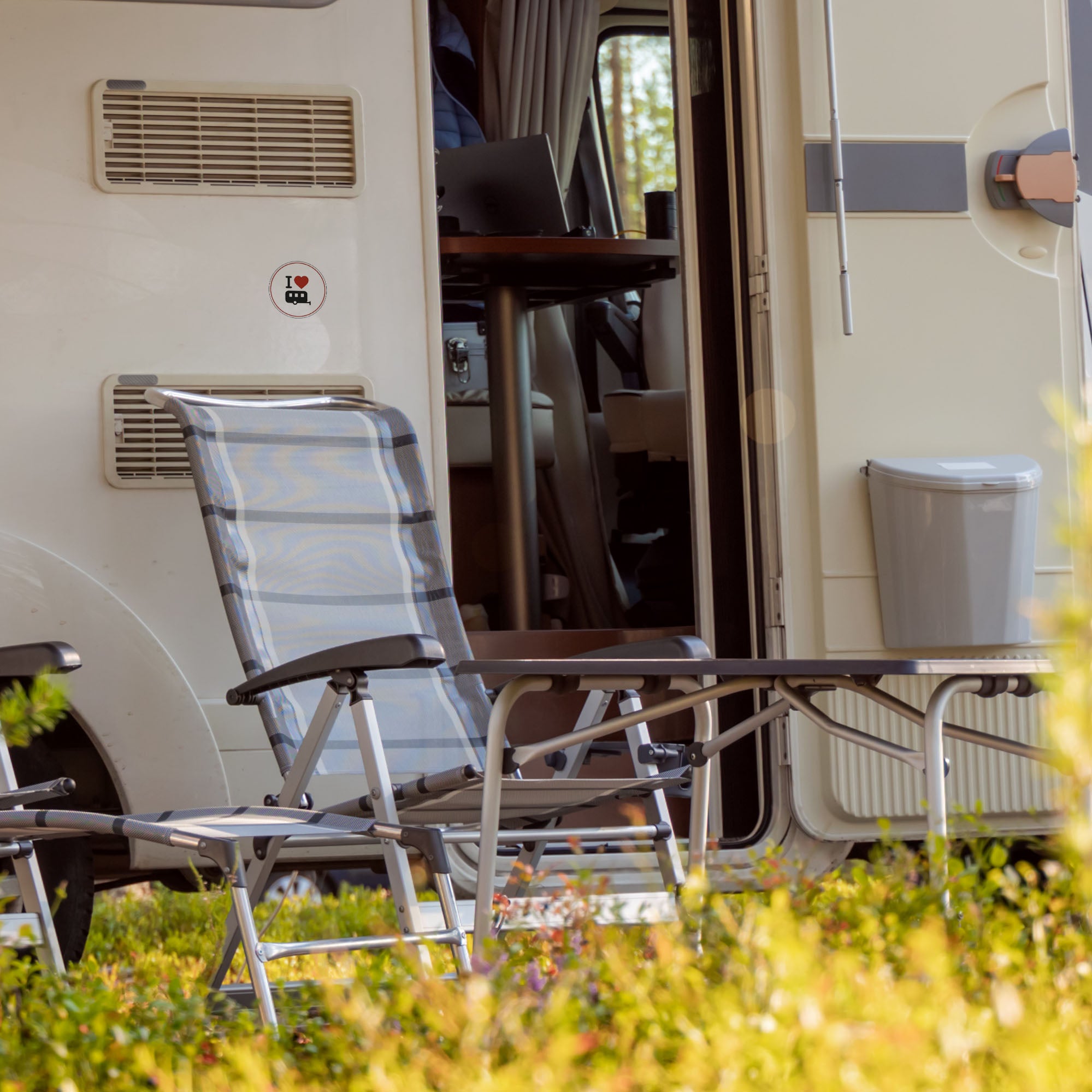 Camping Aufkleber "My Love"