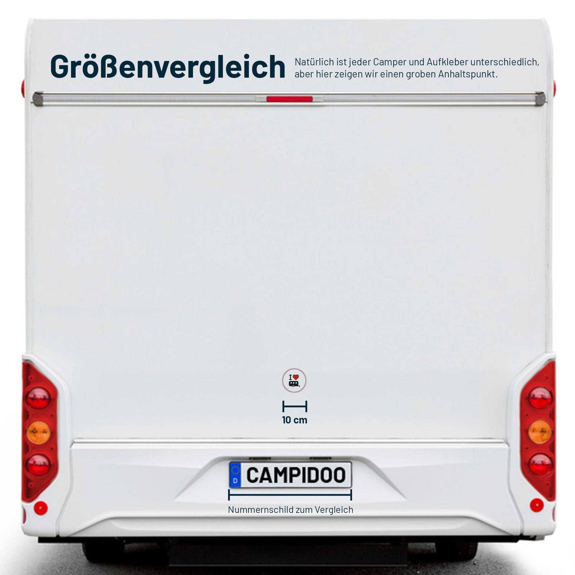 Camping Aufkleber "My Love"
