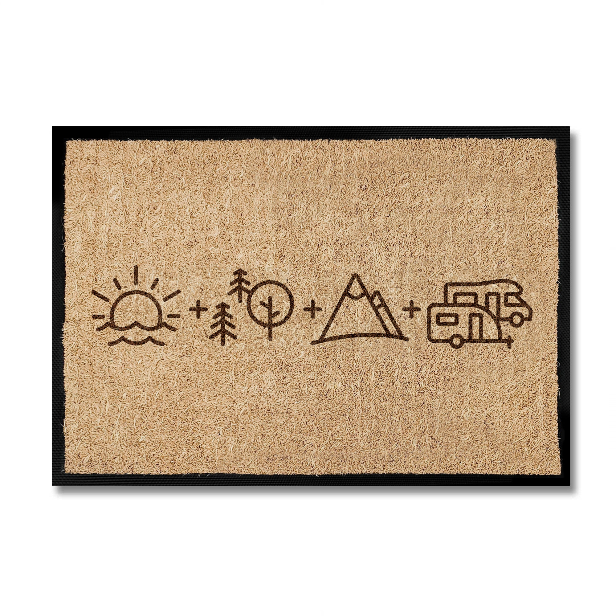 Doormat "Pension Grandma & Grandpa - "Wood"