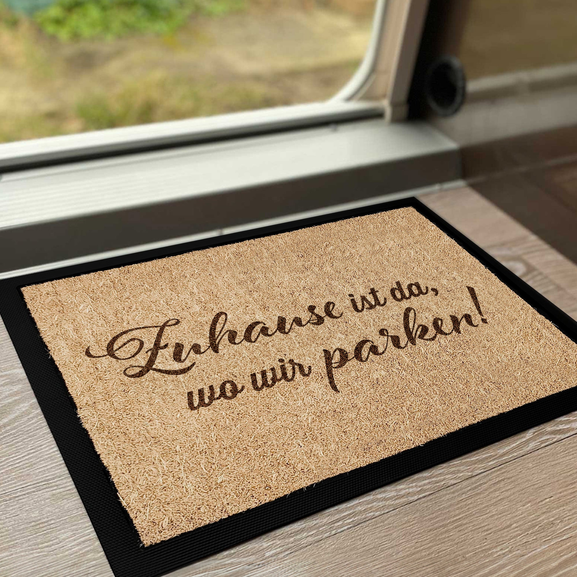 Doormat "Pension Grandma & Grandpa - "Wood"