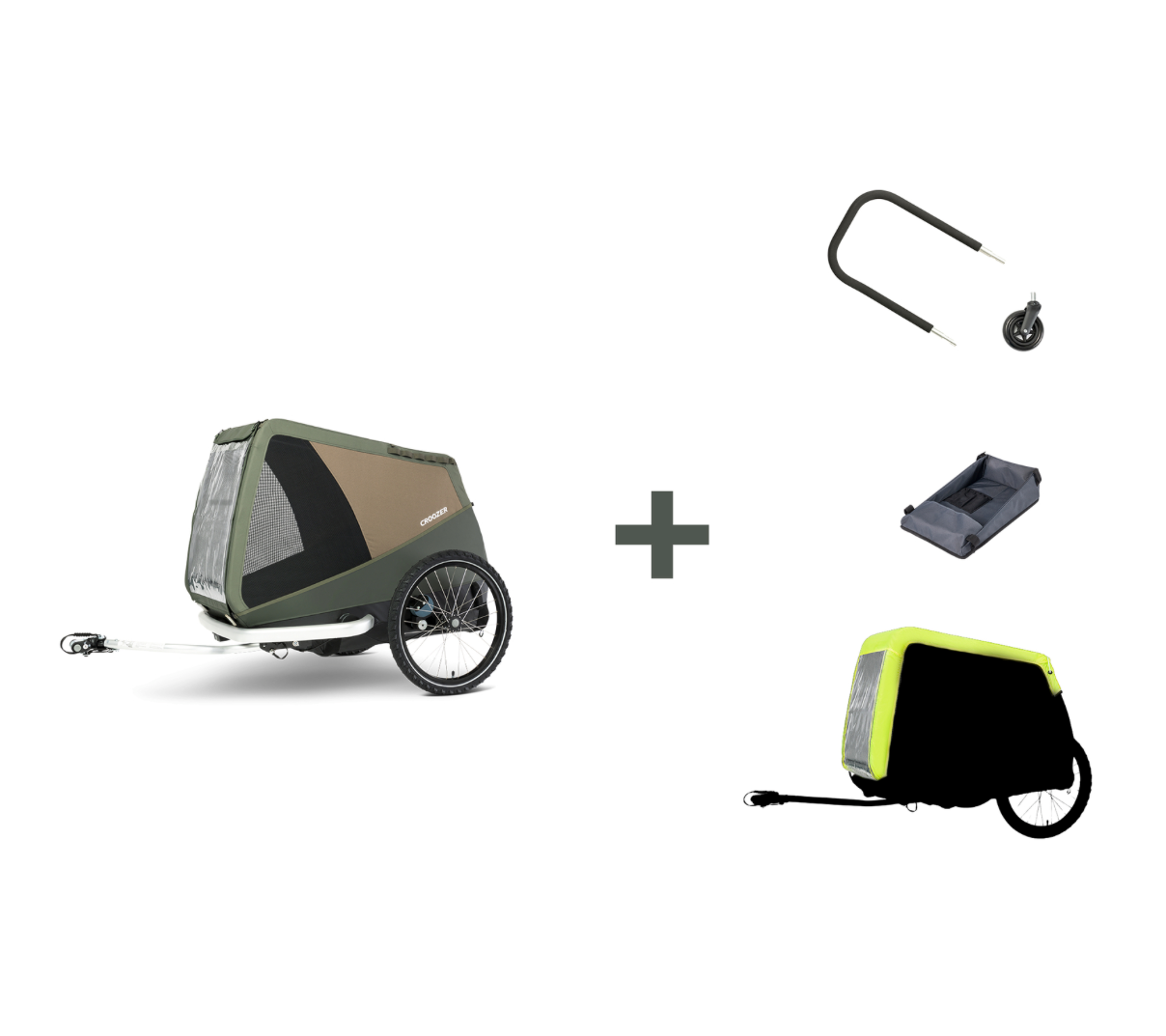 Croozer Dog Hundeanhänger "HAPPY WALK BUNDLE"