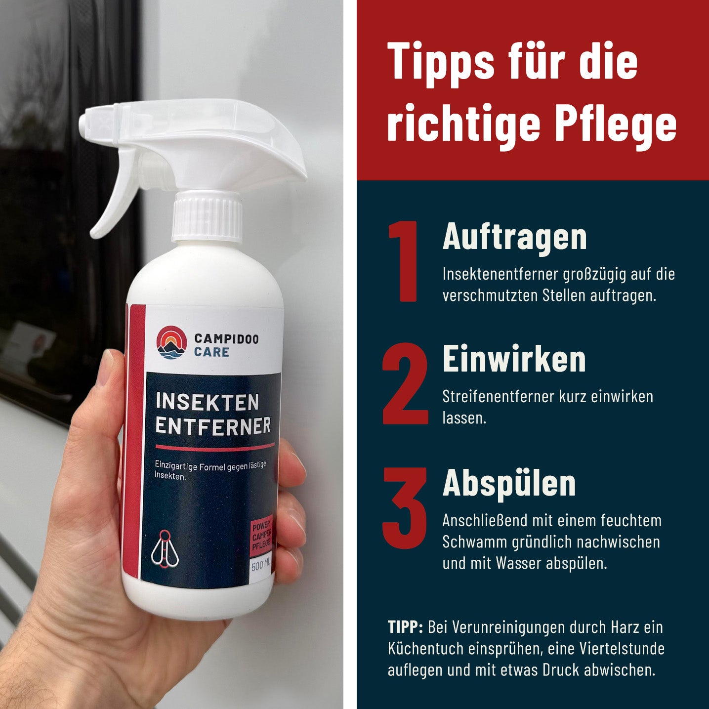 SPAR-SET: 9-teiliges Premium-Pflegeset für Camper (500ml Flaschen)