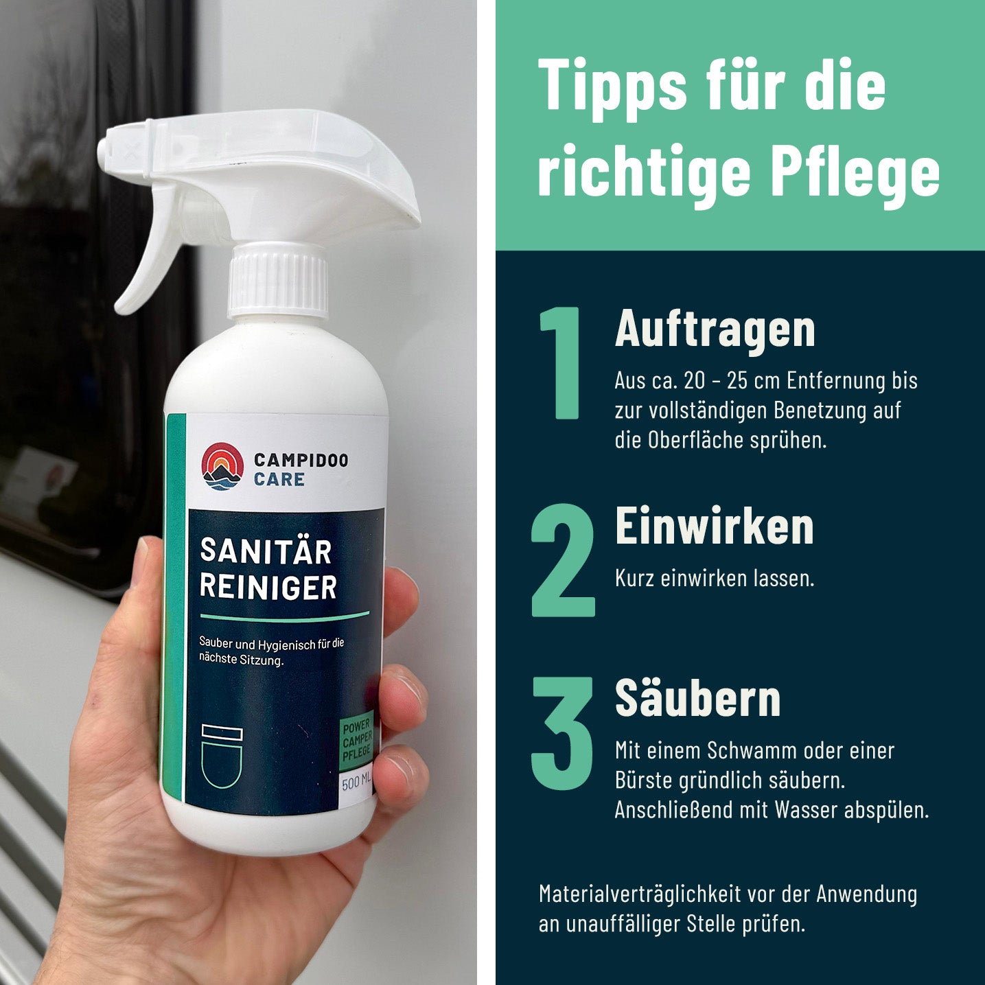 SPAR-SET: 9-teiliges Premium-Pflegeset für Camper (500ml Flaschen)