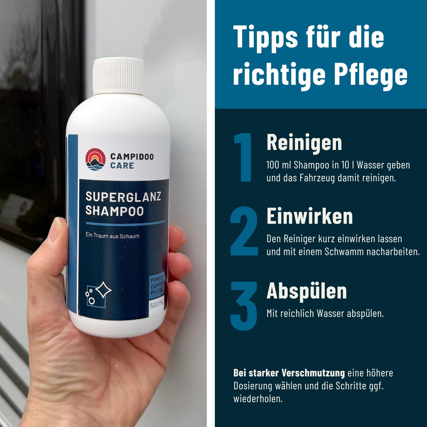 SPAR-SET: 5-teiliges Aussenpflege Glanz & Schutz Paket (500ml Flaschen)