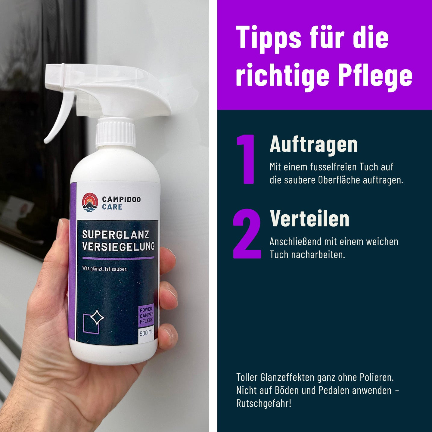 SPAR-SET: 9-teiliges Premium-Pflegeset für Camper (500ml Flaschen)