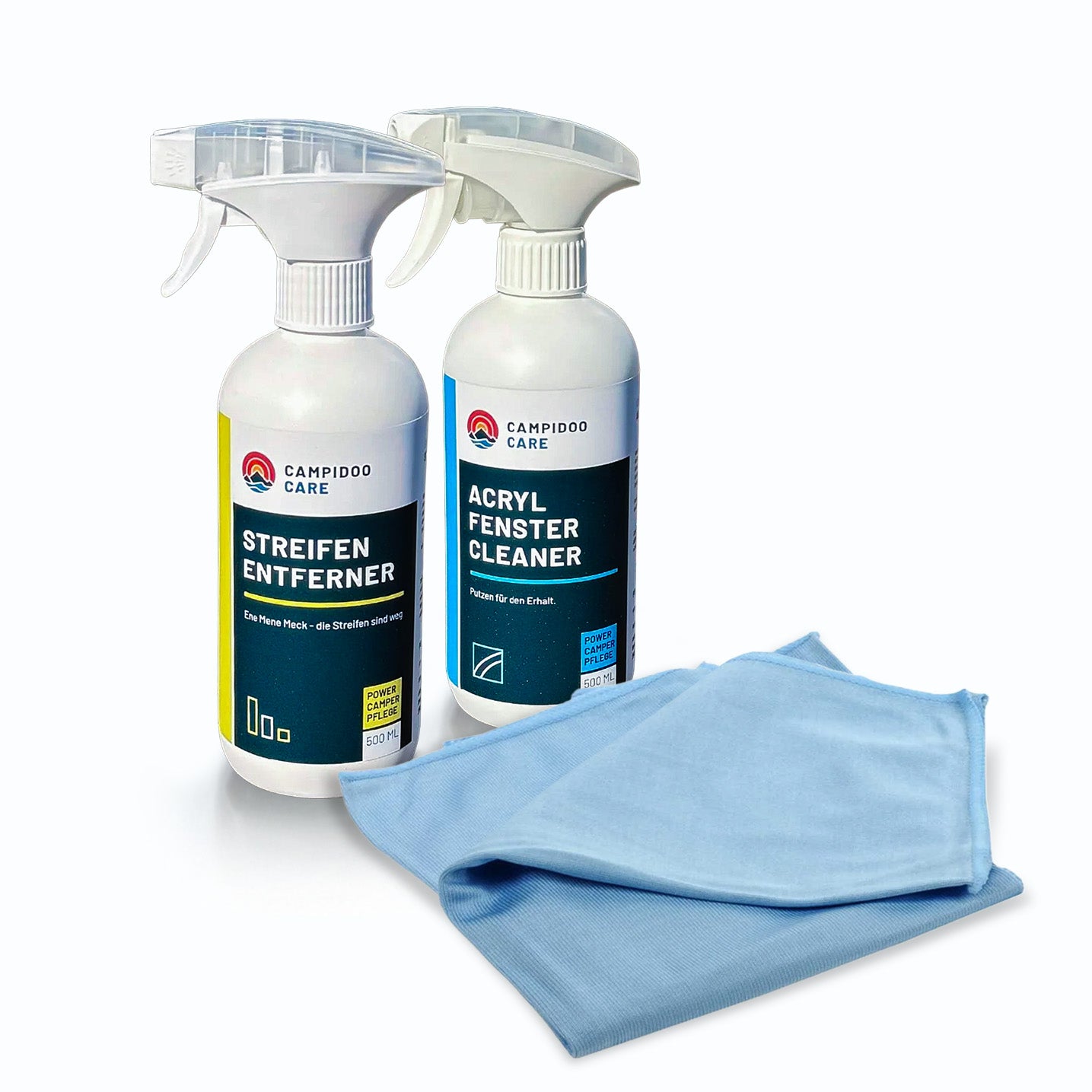 SPAR-SET: 3-teiliges Klare Sicht – Acryl & Fenster-Reiniger-Set (500ml Flaschen)