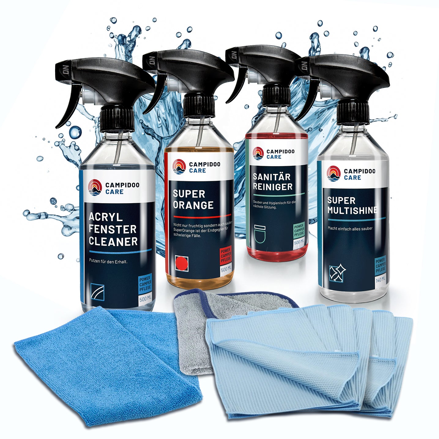 campidoo Care – 8-teiliges Innenpflege Set