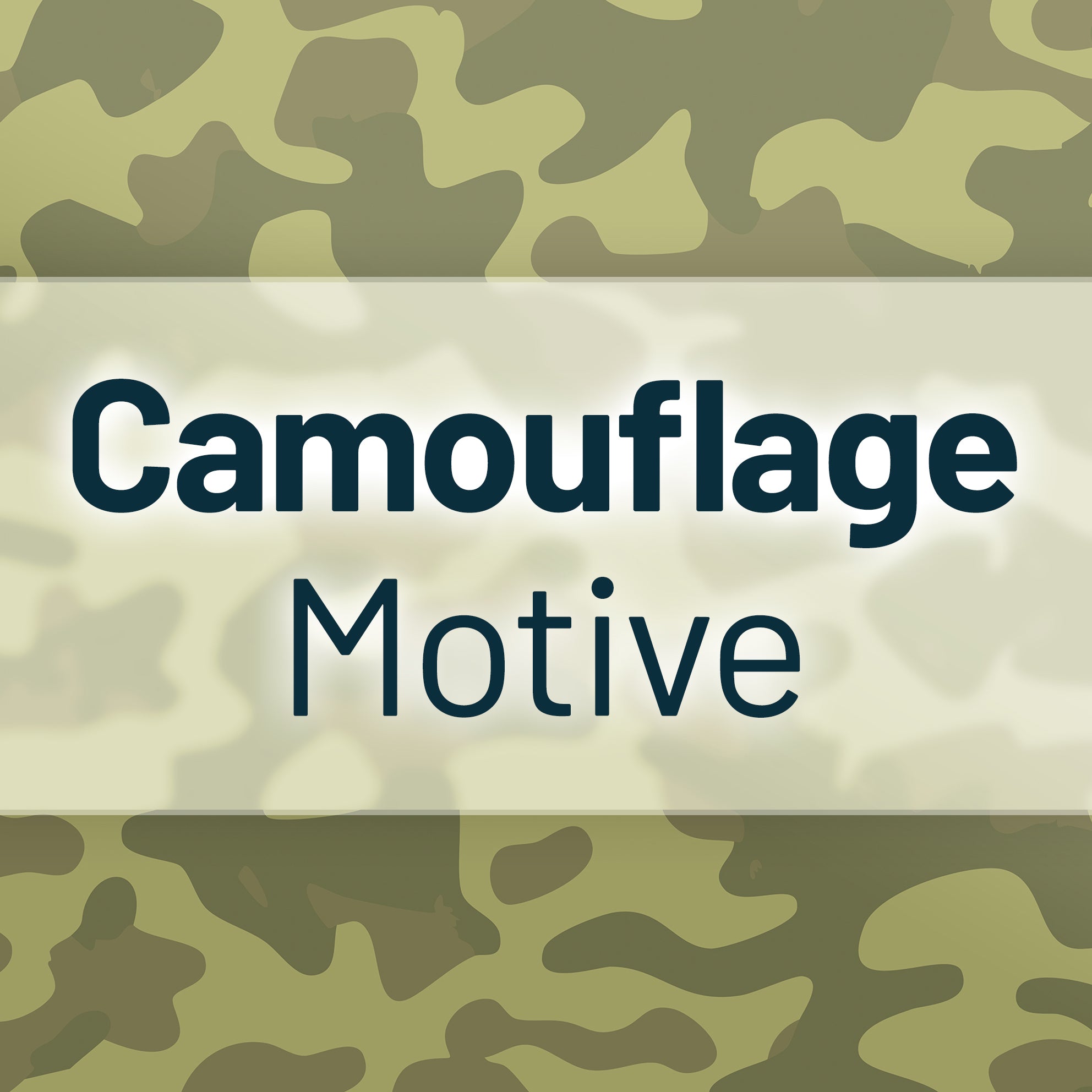 Sonnensegel Camouflage Muster