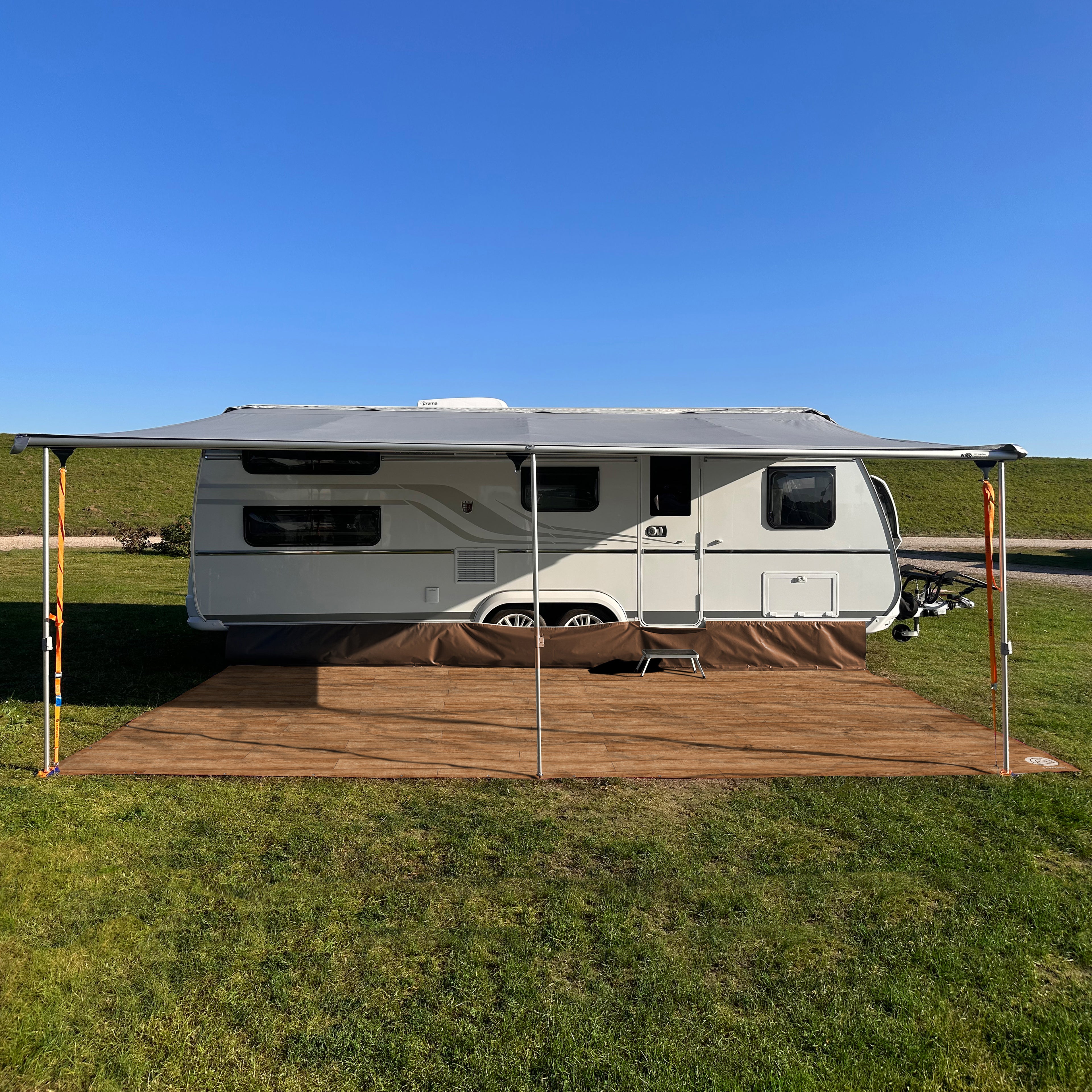 PREMIUM awning carpet for WIGO Rolli Plus - "Parquet"