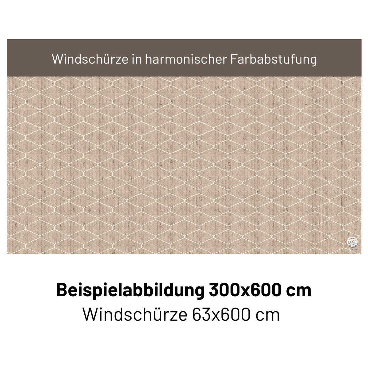 PREMIUM Vorzeltteppich für WIGO Rolli Plus - "Boho Sand"