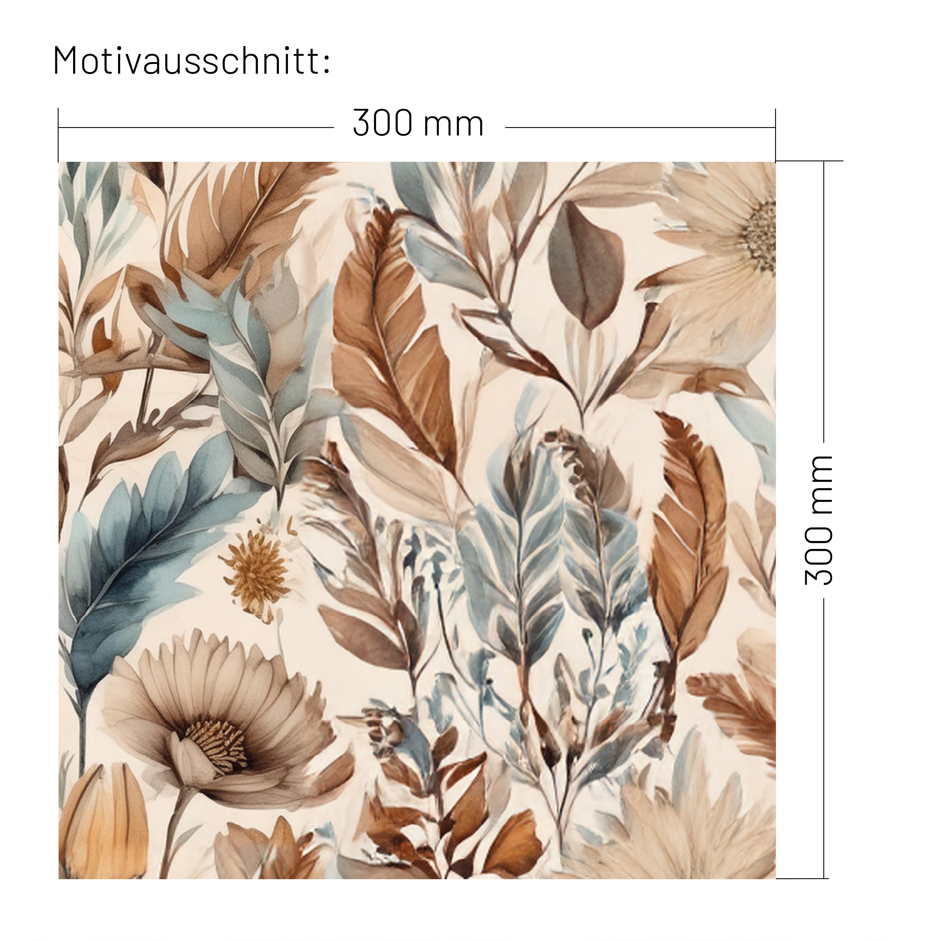 XXL Wand Dekorfolie "bunte Blumenwiese"