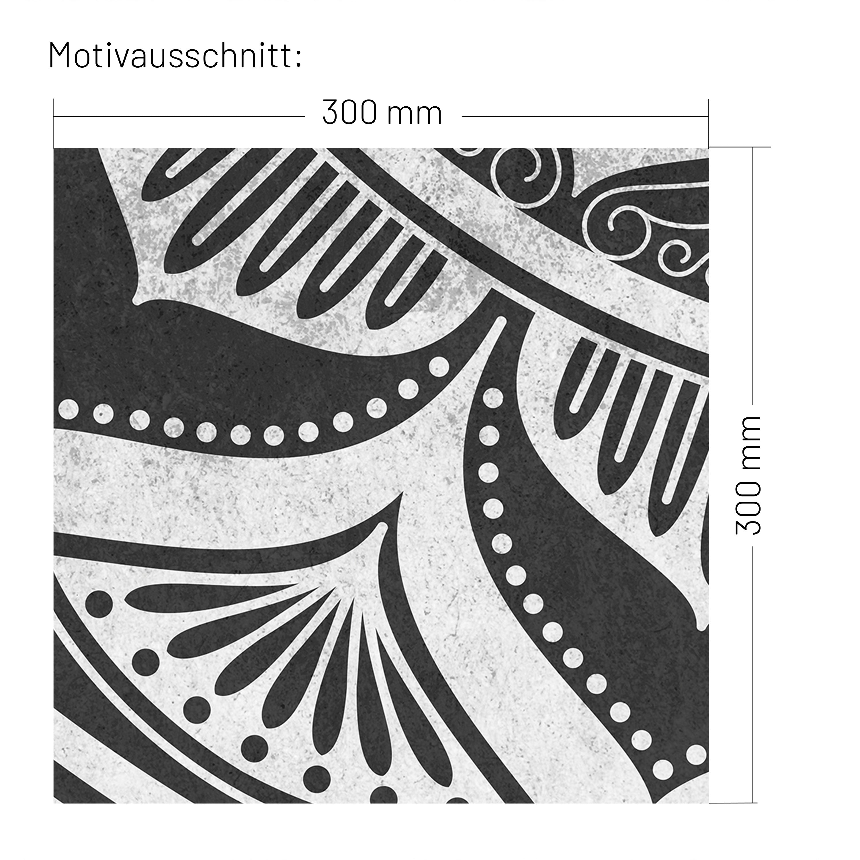 XXL Dekorfole "Mandala Dark"
