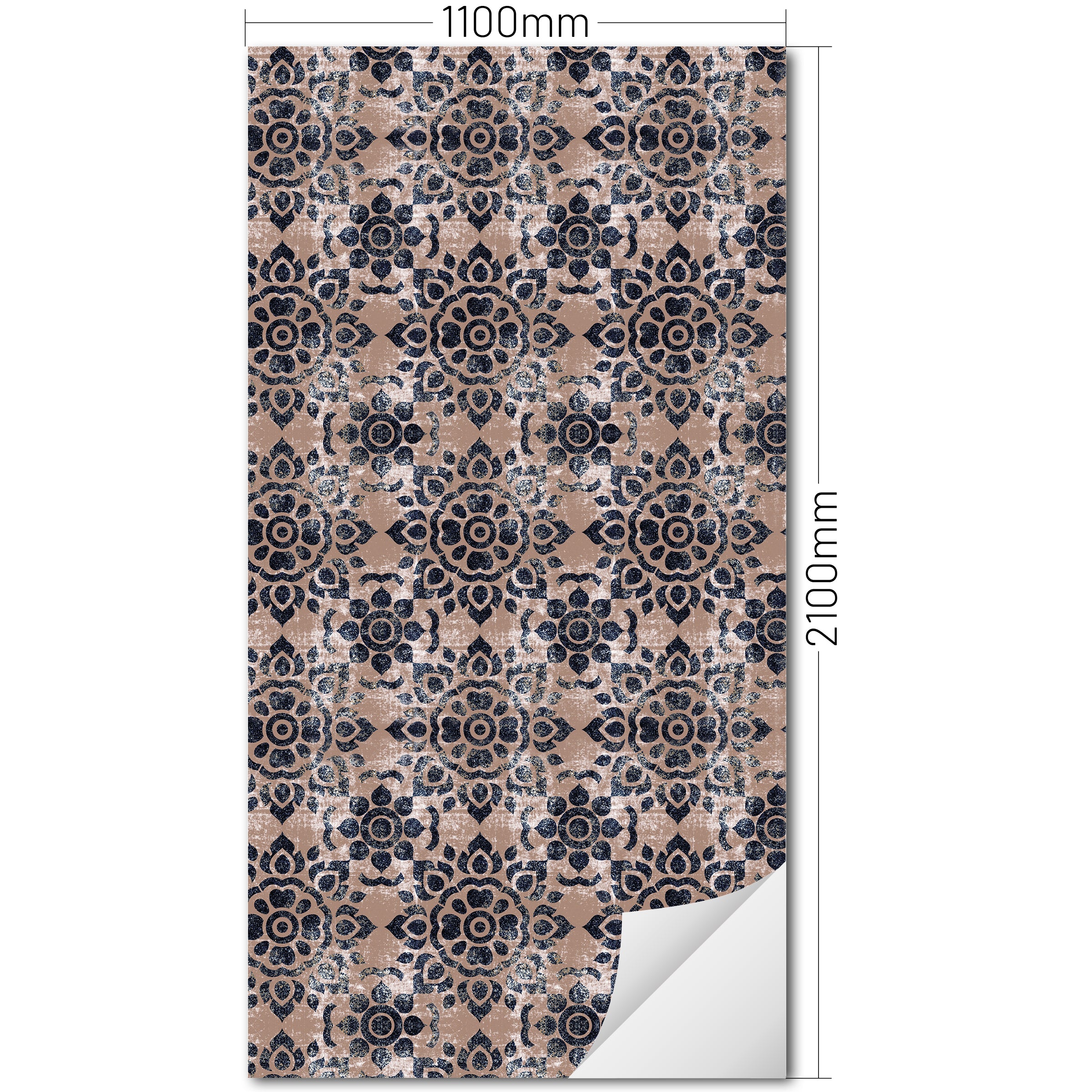 XXL Wand Dekorfolie "Vintage Ornament"