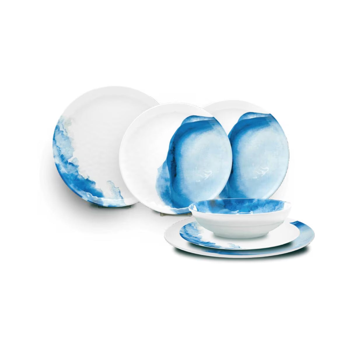 camping melamin geschirr set Camping Geschirr-Set DEEP SEA 12-teilig