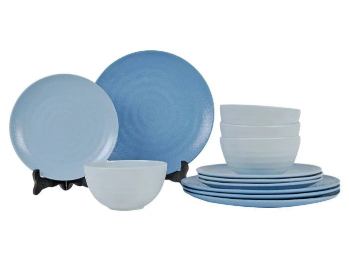 geschirr camping set Camping Geschirr-Set SHADES OF BLUE 12-teilig