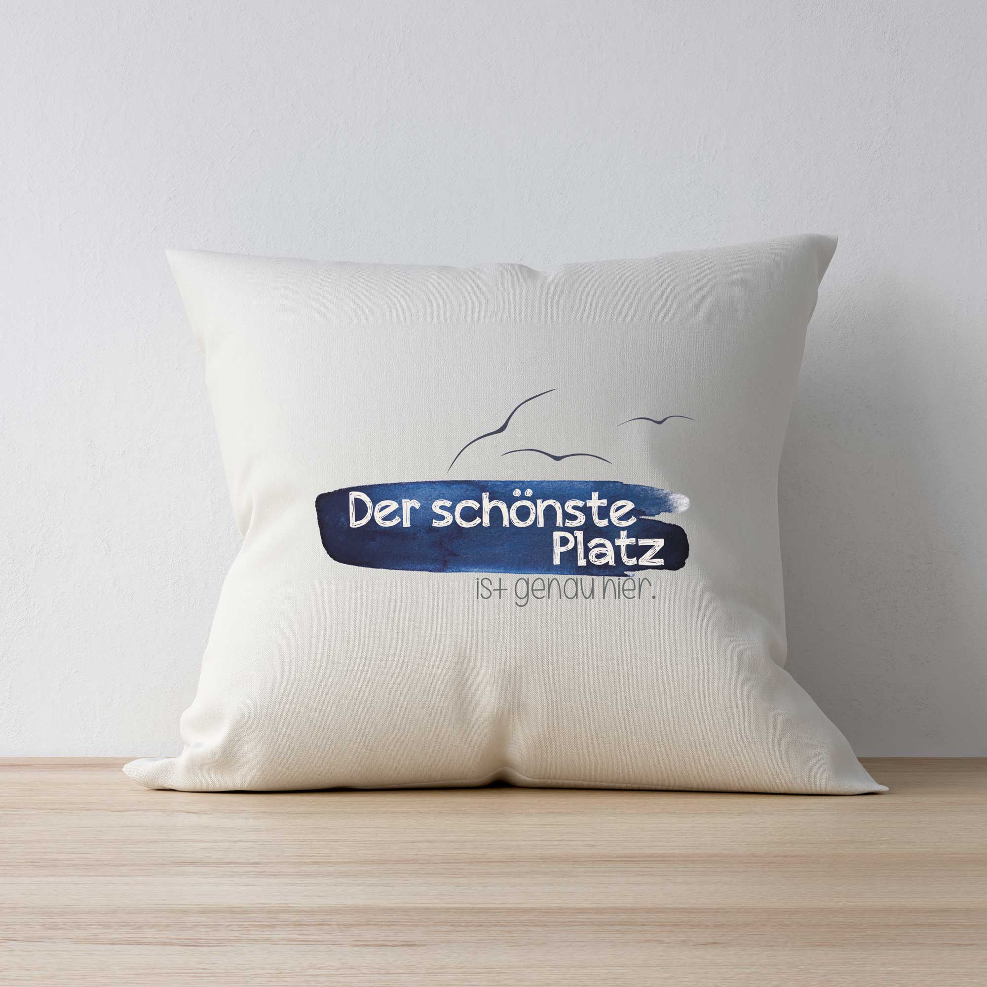 Campingkissen "der schönste Platz..."