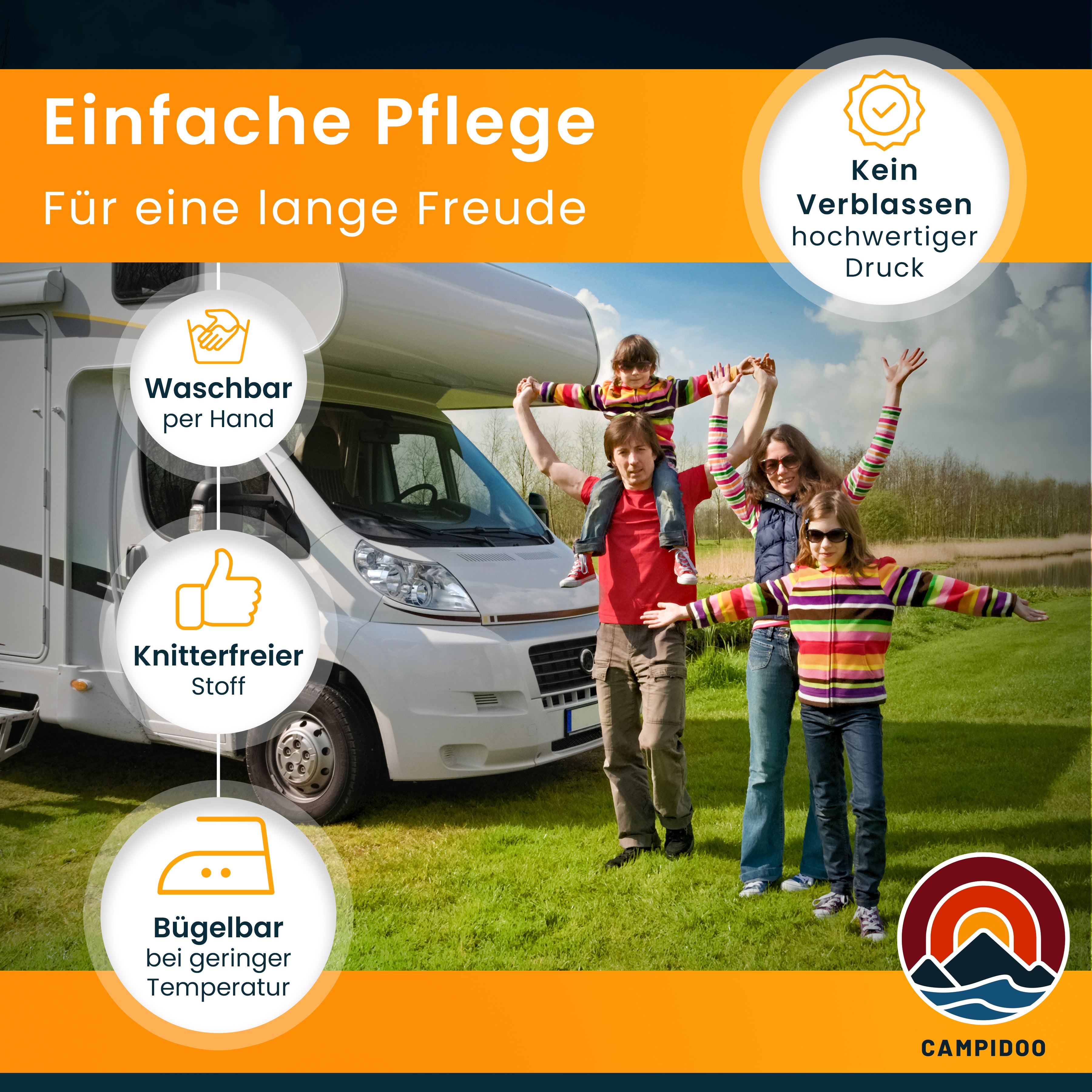 Personalisiertes Sonnensegel