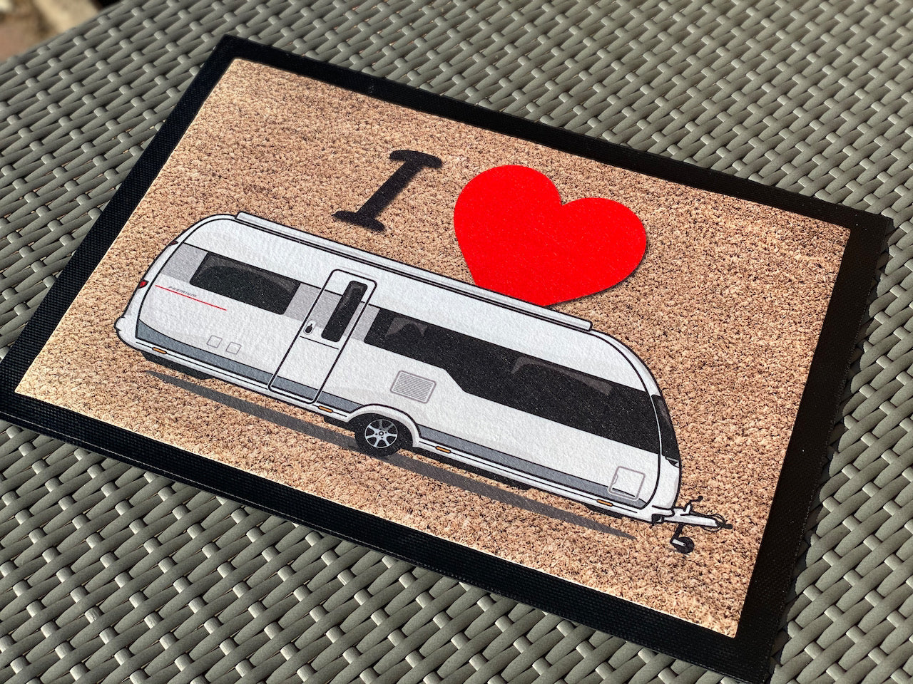 Camping Fussmatte - "dein Camper" - personalisierbar
