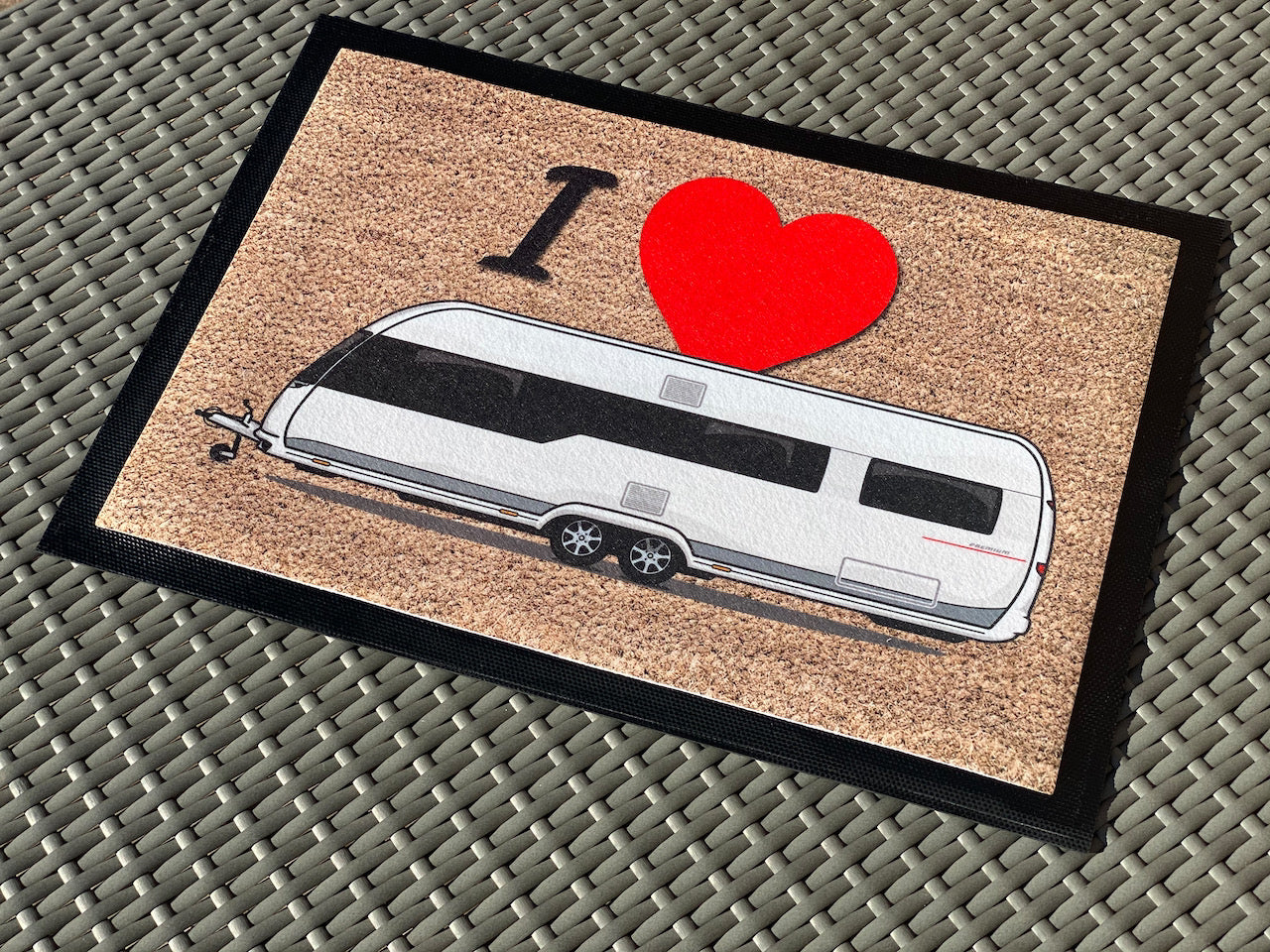 Camping Fussmatte - "dein Camper" - personalisierbar