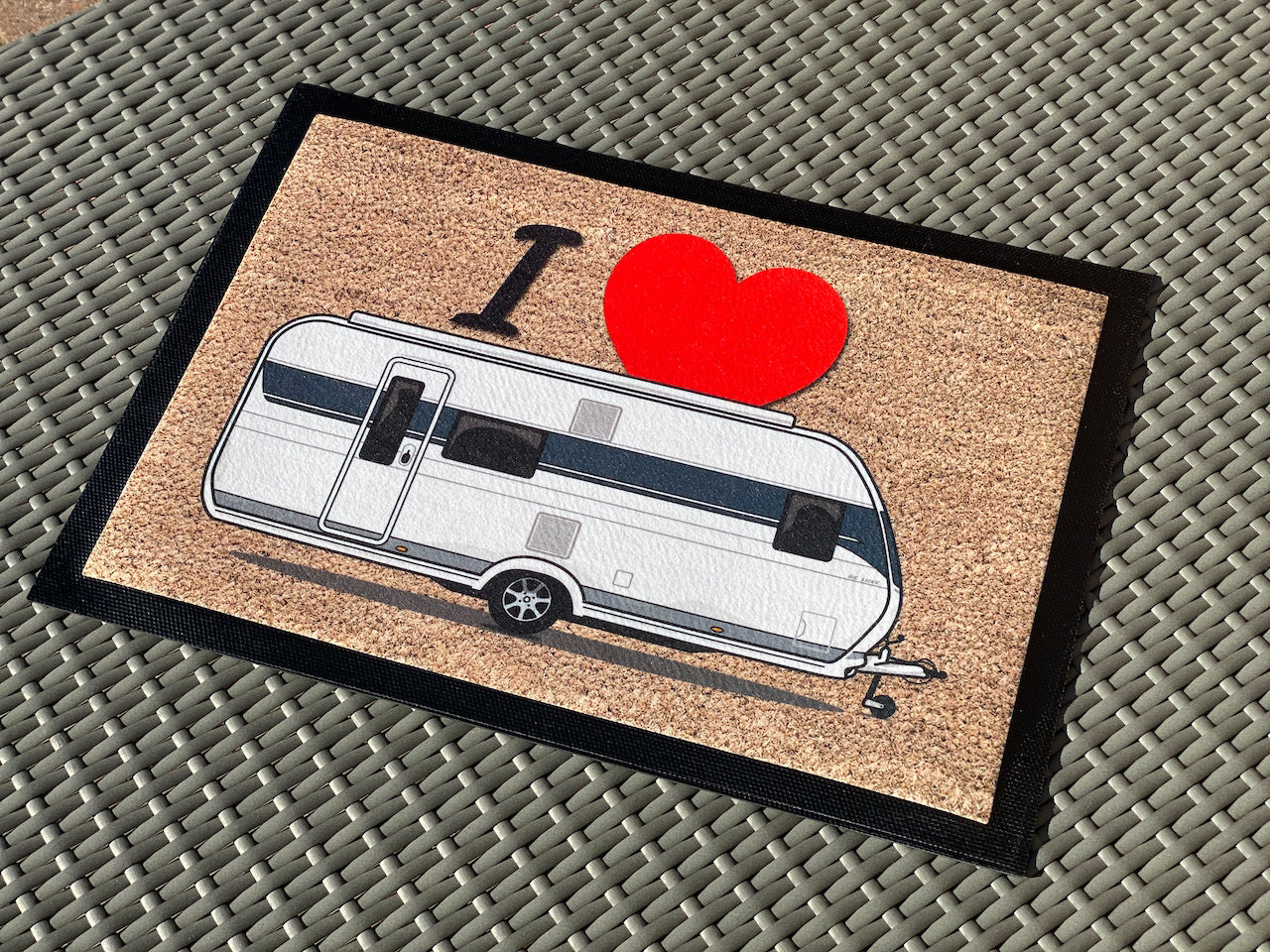 Camping Fussmatte - "dein Camper" - personalisierbar