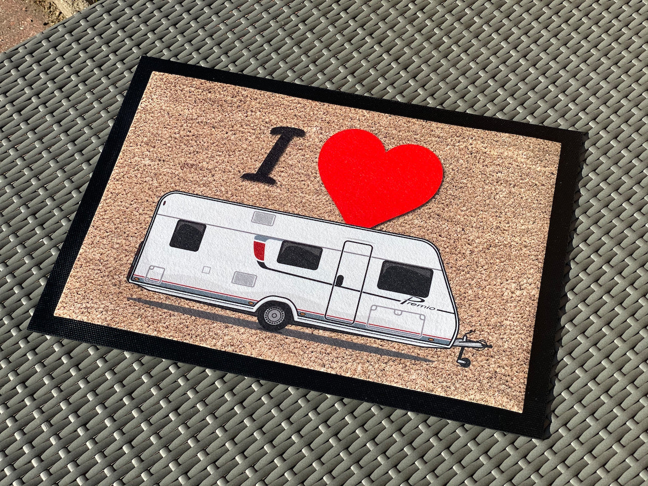 Camping Fussmatte - "dein Camper" - personalisierbar