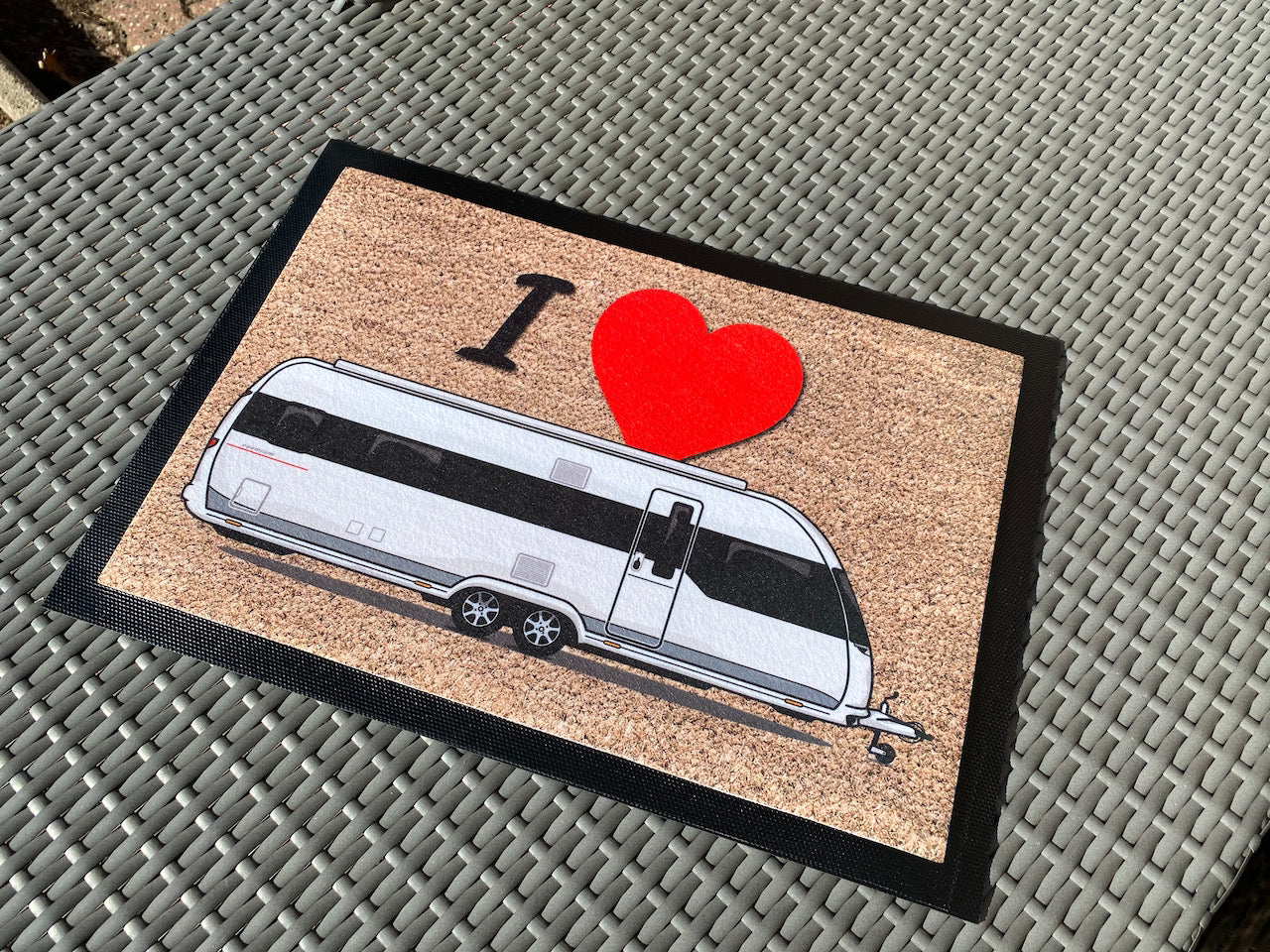 Camping Fussmatte - "dein Camper" - personalisierbar