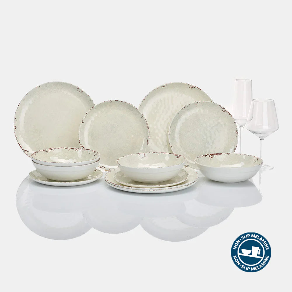 melamin geschirr camping Camping Geschirr-Set RUSTIC 12-teilig
