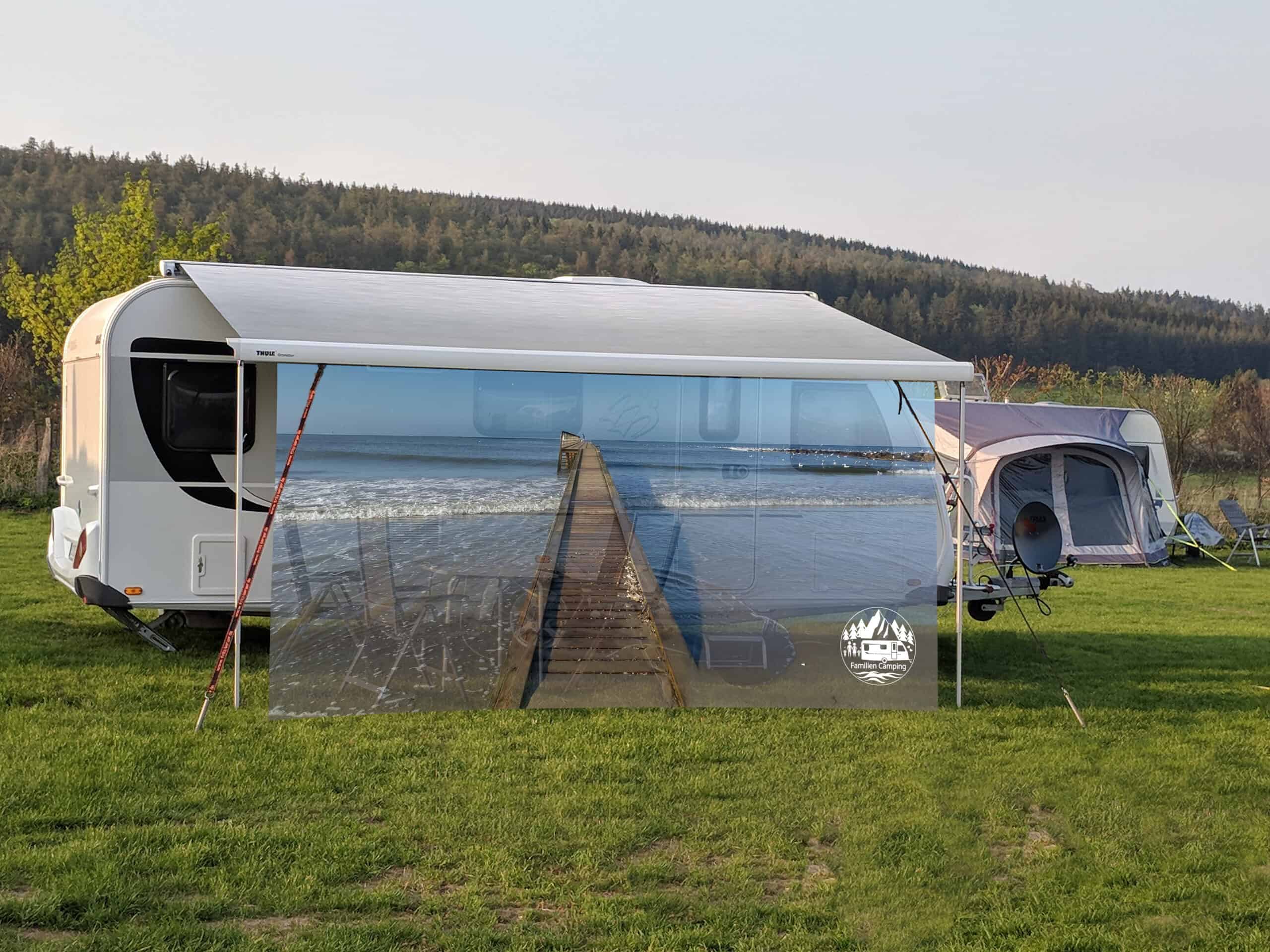 Markisen-Sichtschutz Familien Camping Edition