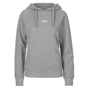 Mädels Hoodie "Läuft"