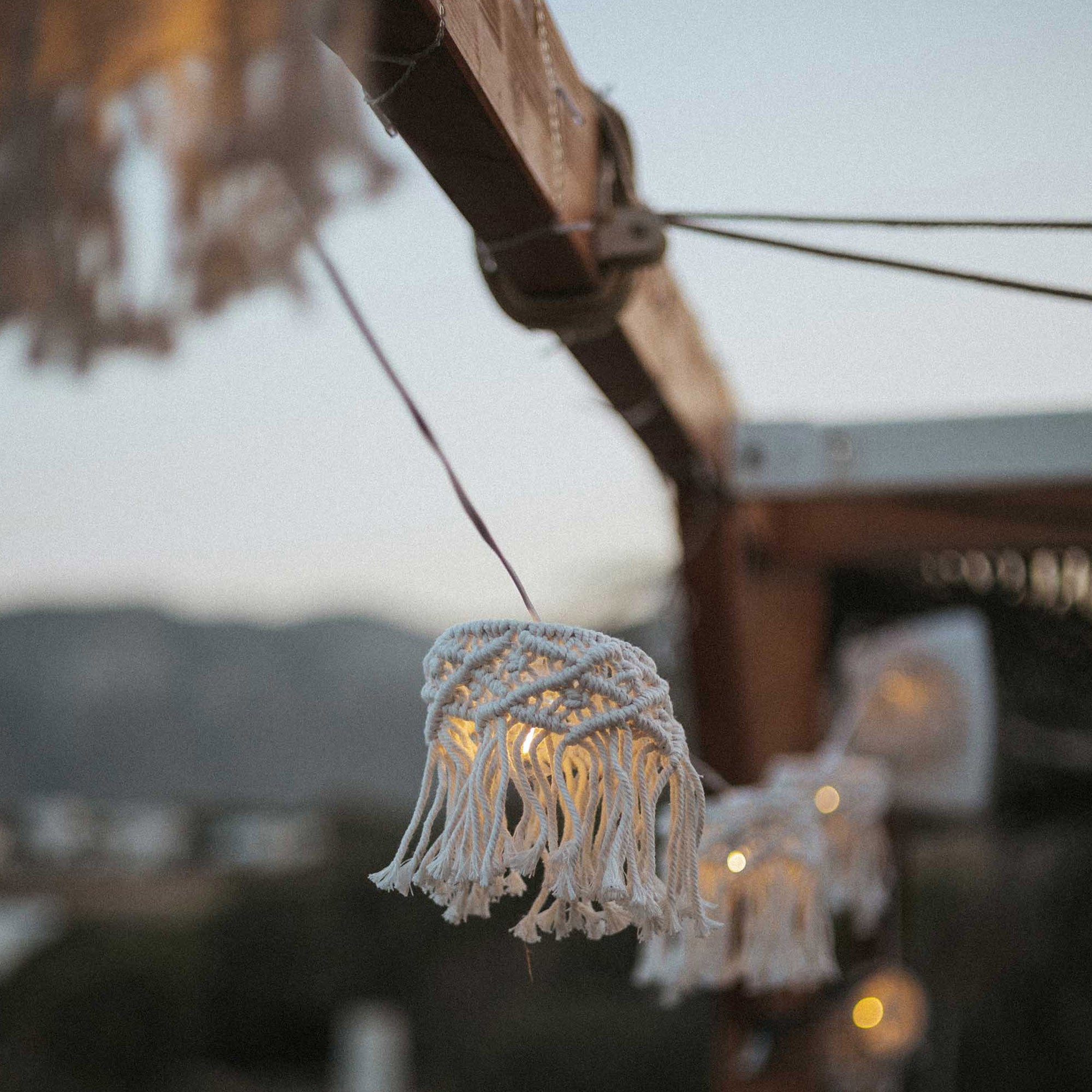 Boho Solar Lichterkette Makri