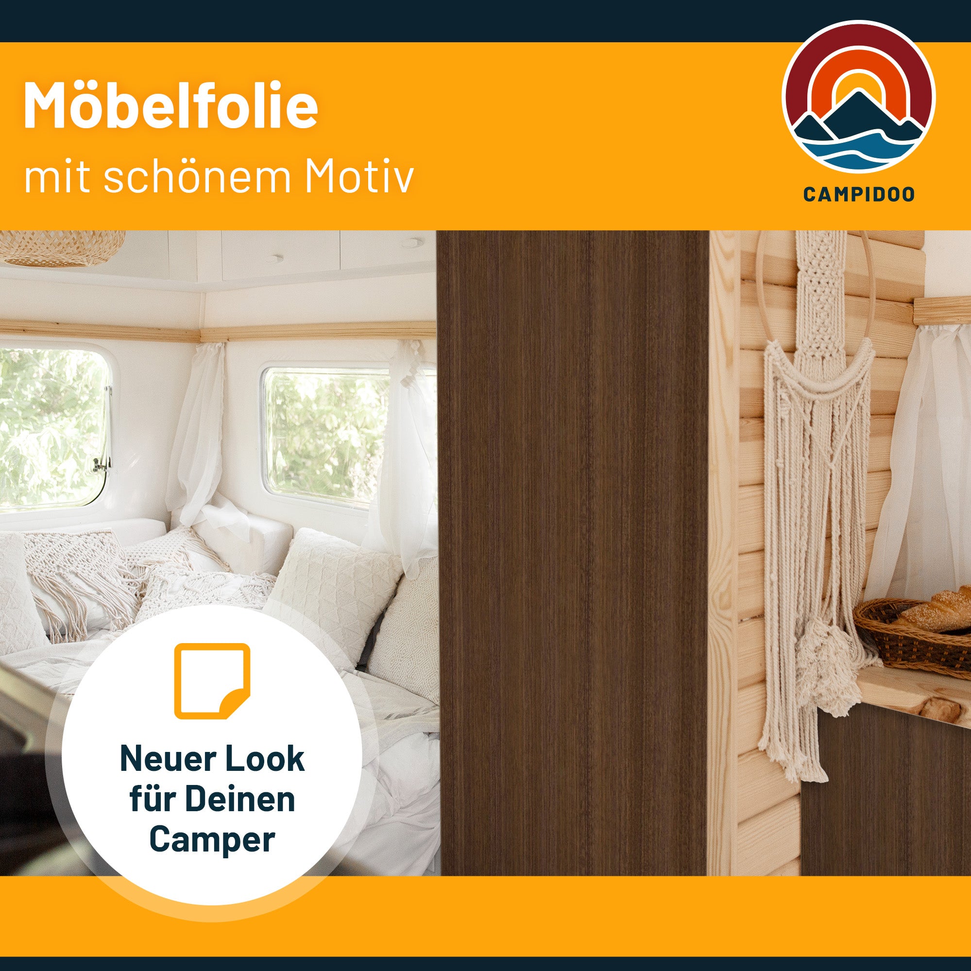 3D Holz-Dekor Möbelfolie Classic Walnut