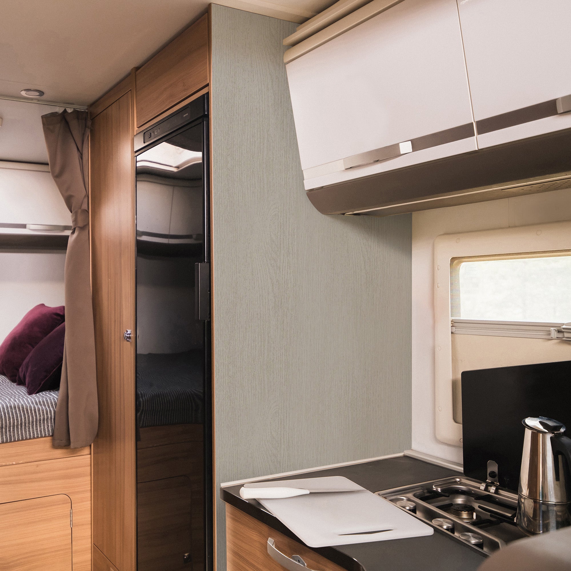 3D Holz-Dekor Möbelfolie Crispy Beige