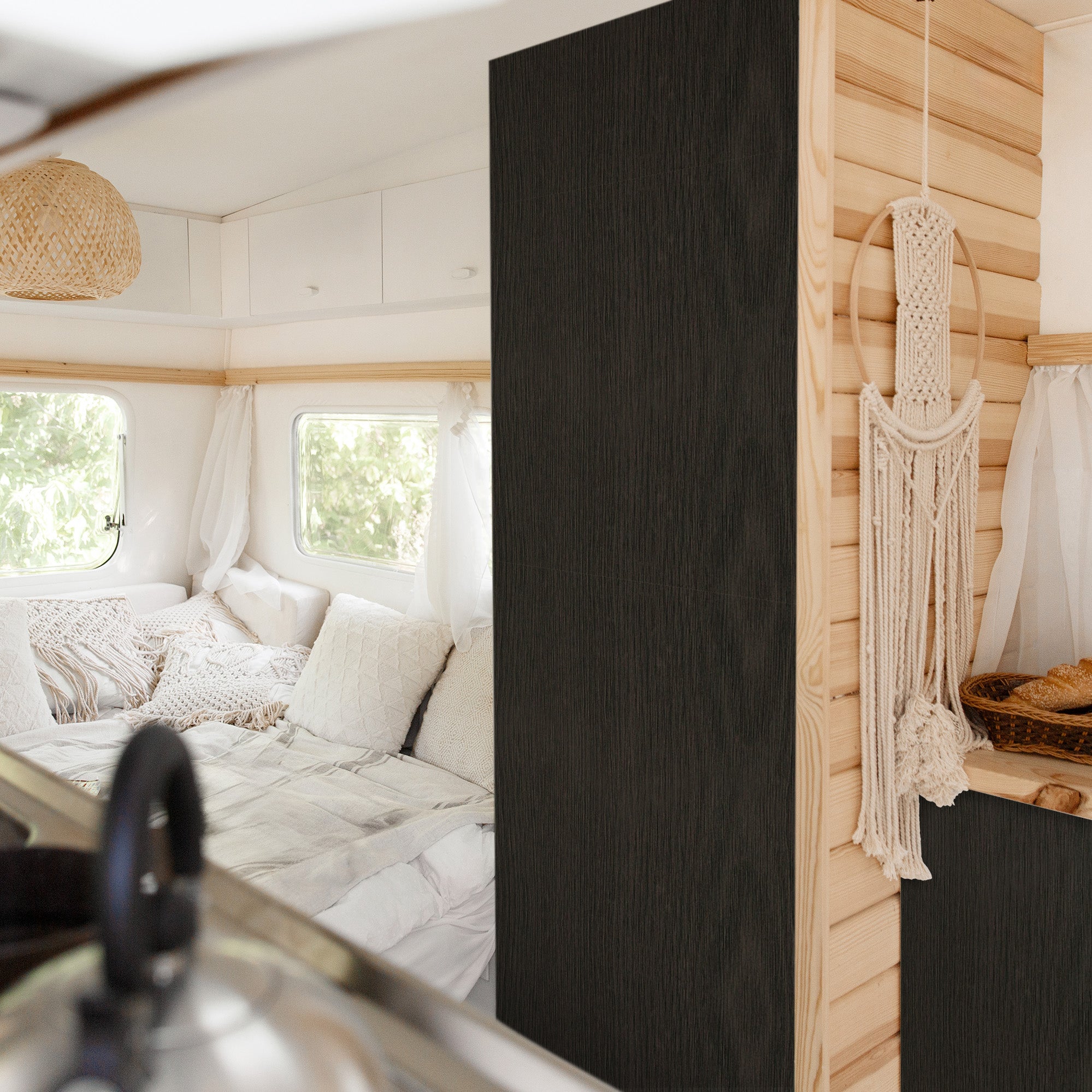 3D Holz-Dekor Möbelfolie Faded Grey