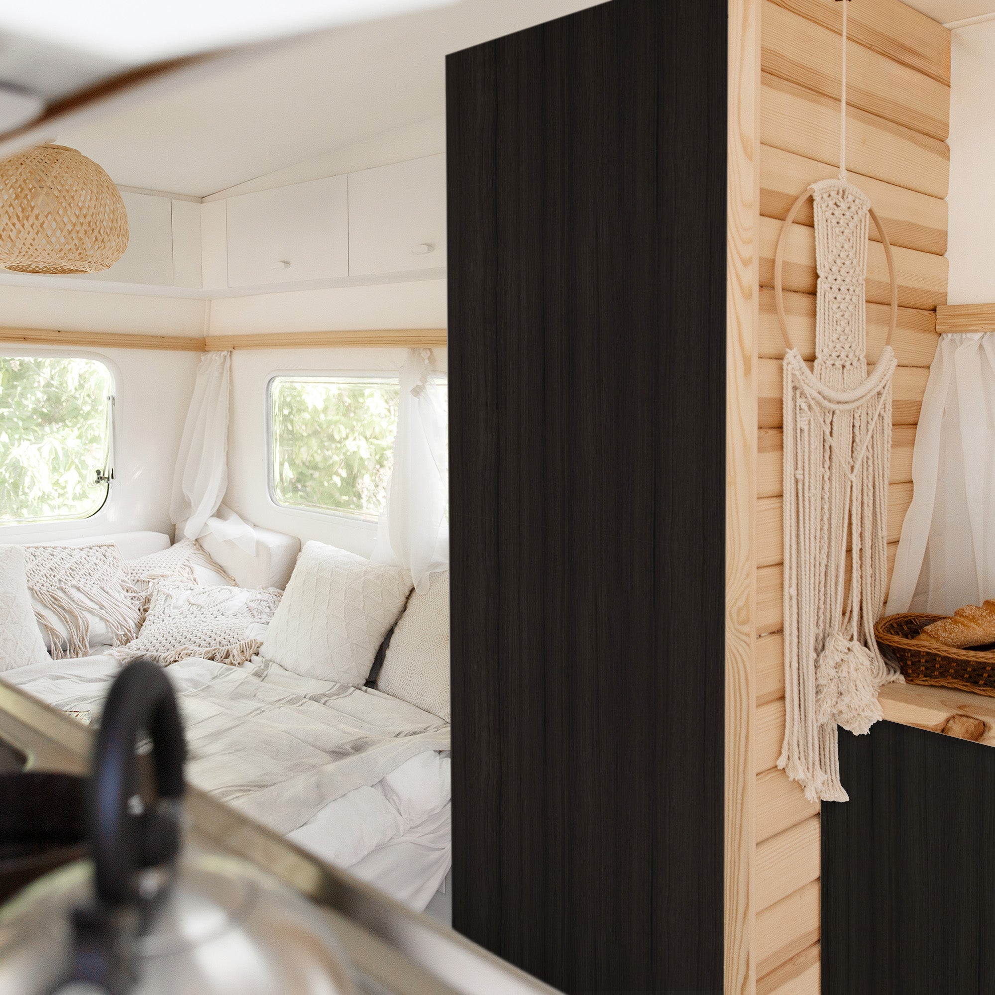3D Holz-Dekor Möbelfolie Mario Grey Oak