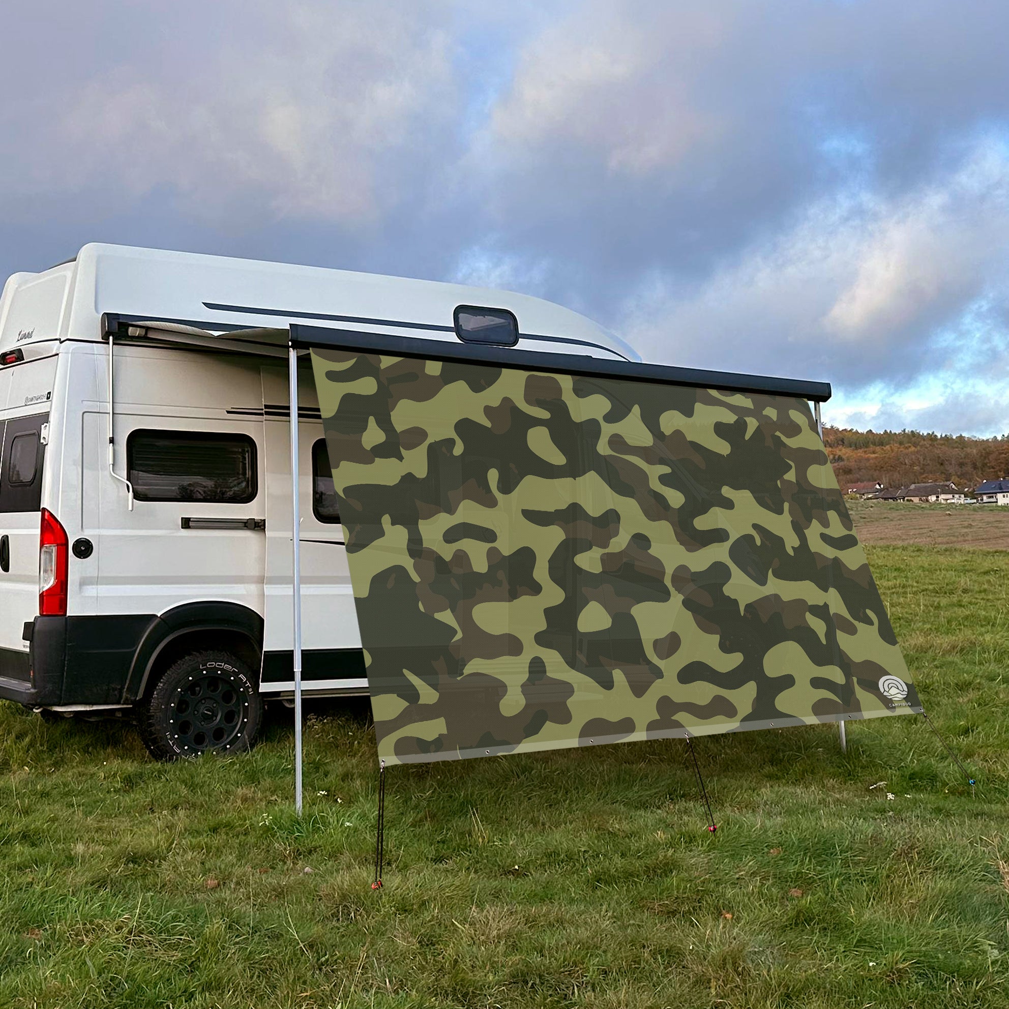 wird man unter sonnensegel braun Sonnensegel CAMOUFLAGE Grün-Braun
