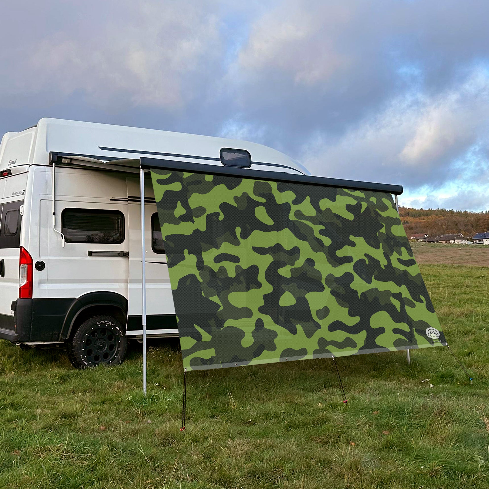 Sonnensegel CAMOUFLAGE Grün