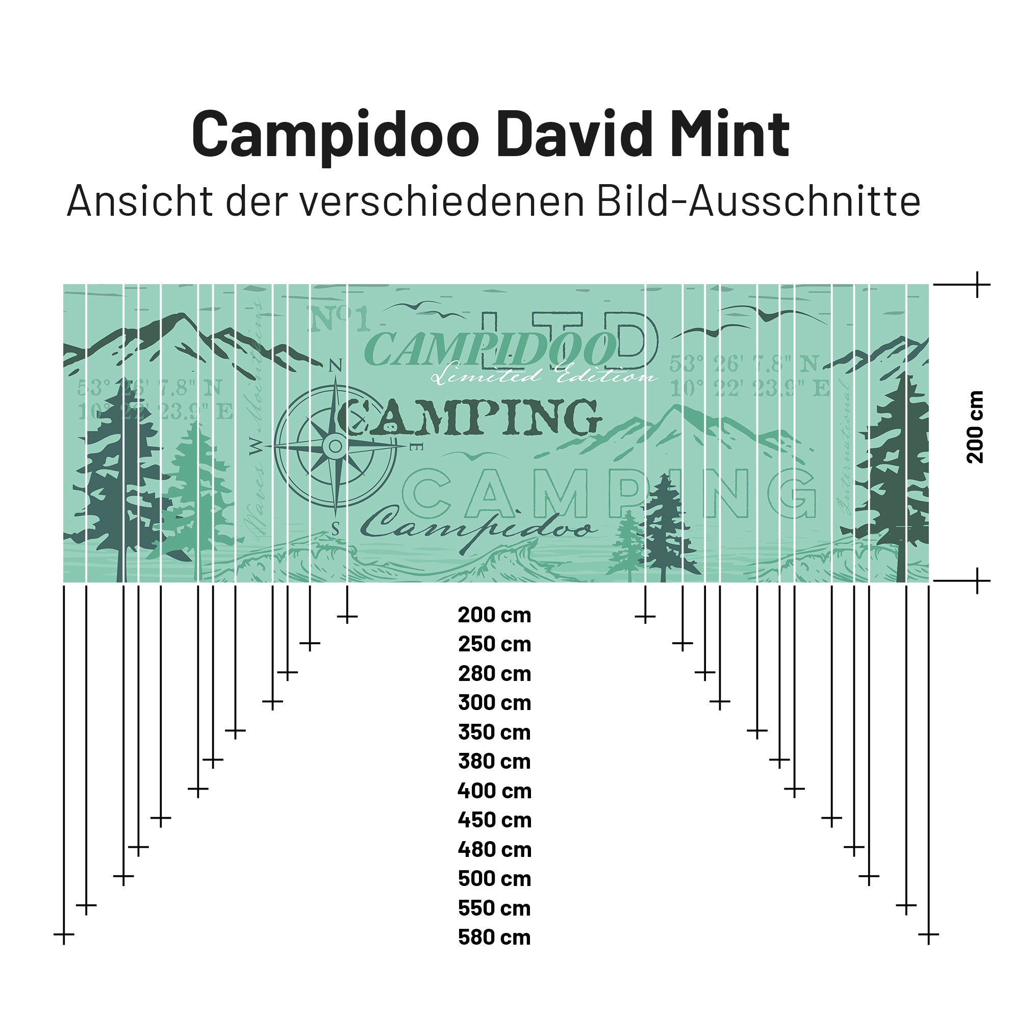 Sonnensegel CAMPIDOO SELECTED Mint