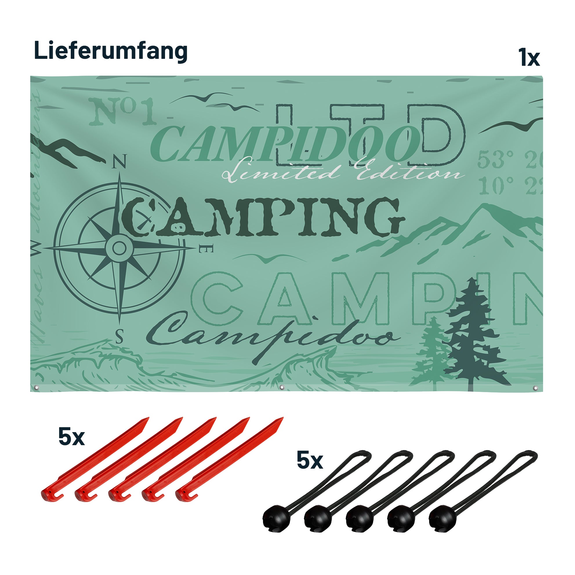 Sonnensegel CAMPIDOO SELECTED Mint