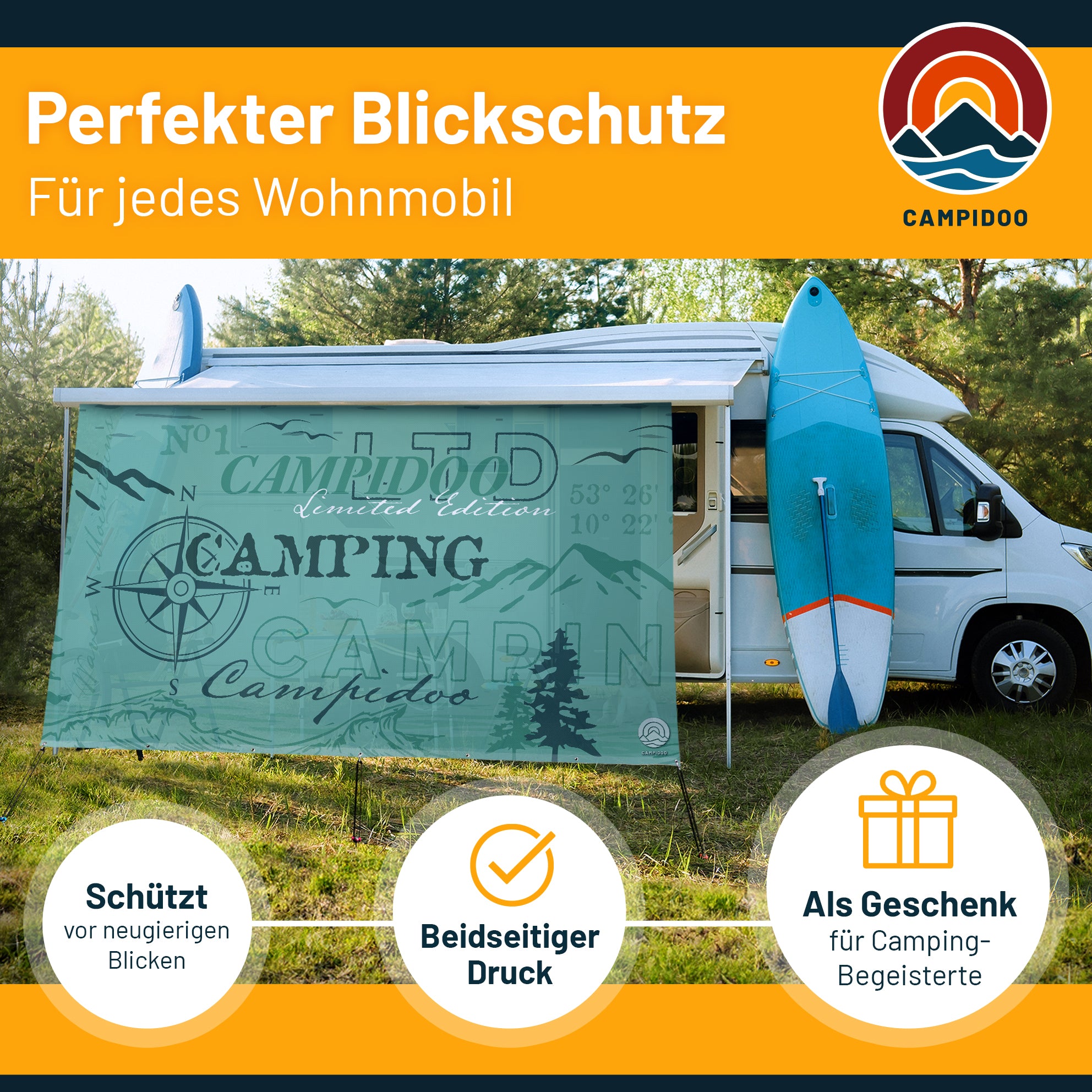 Sonnensegel CAMPIDOO SELECTED Mint